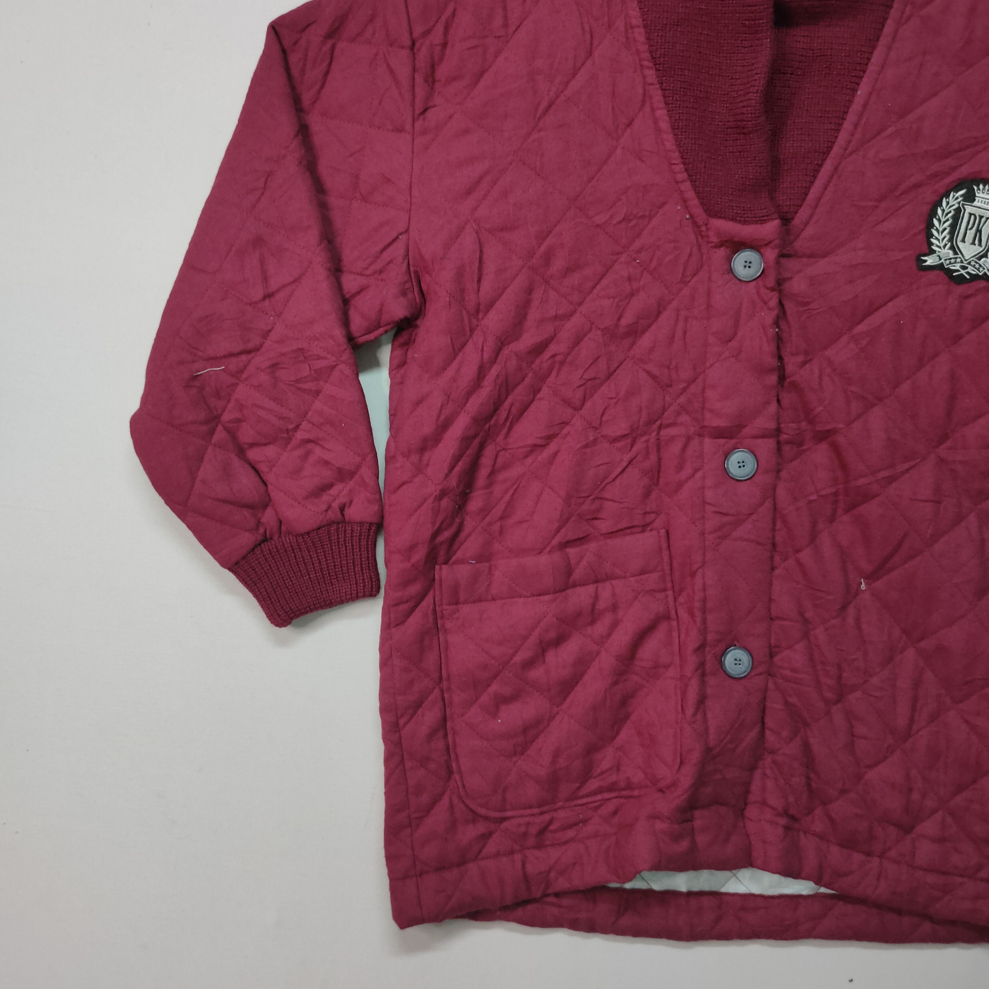 Japanese Brand VINTAGE PK CLUB BUTTON UPS SMALL LOGO JACKET Size US M / EU 48-50 / 2 - 4 Thumbnail