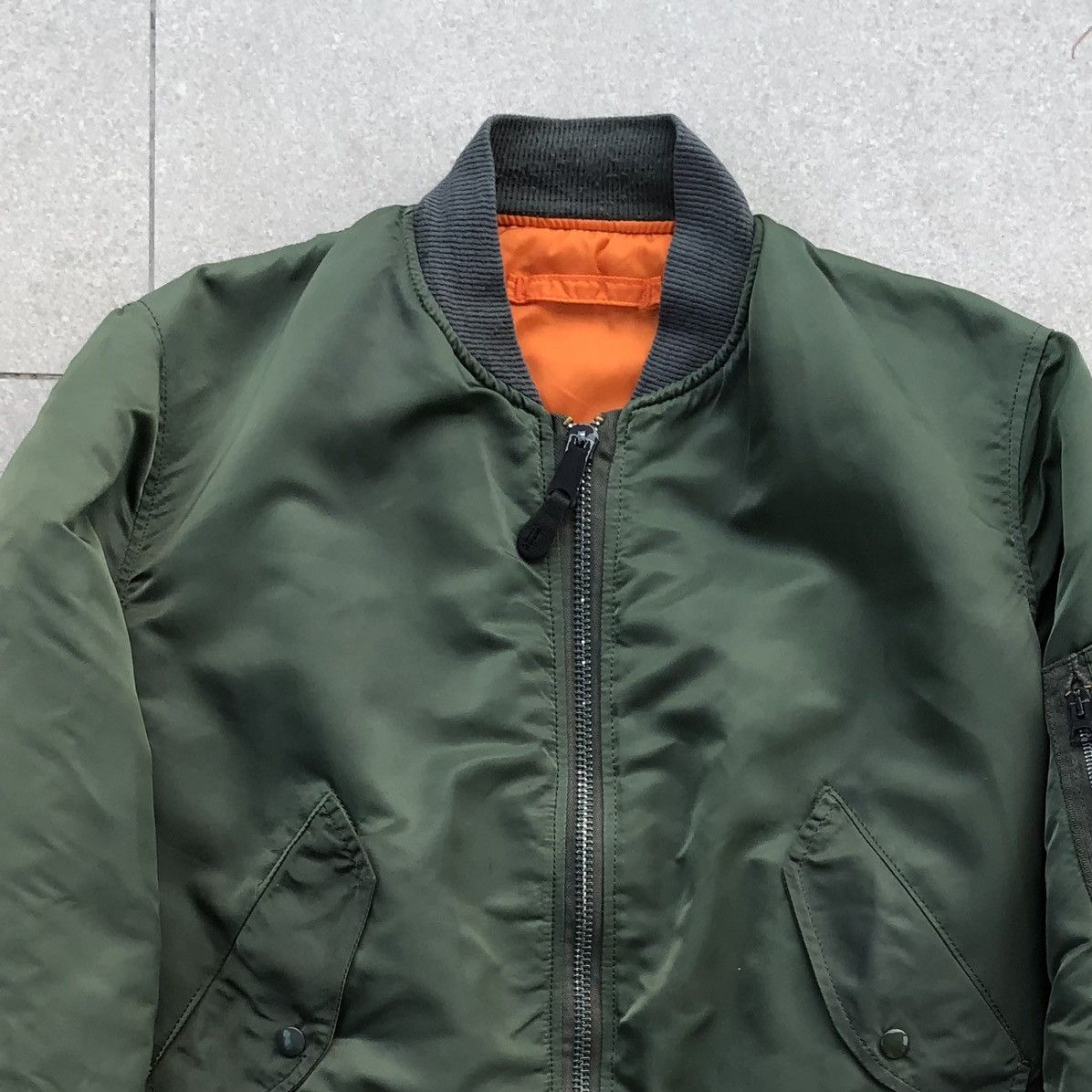Alpha Industries 🔥Vintage Alpha Industries Flyer's Man MA-1 Bomber Jacket Size US S / EU 44-46 / 1 - 2 Thumbnail