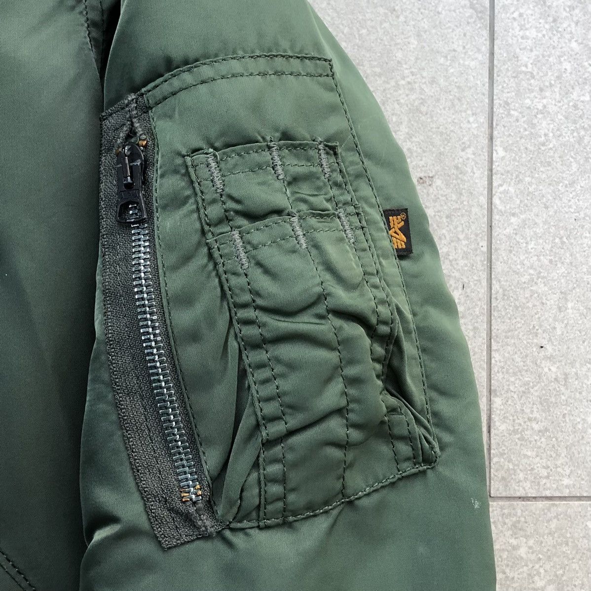 Alpha Industries 🔥Vintage Alpha Industries Flyer's Man MA-1 Bomber Jacket Size US S / EU 44-46 / 1 - 9 Thumbnail