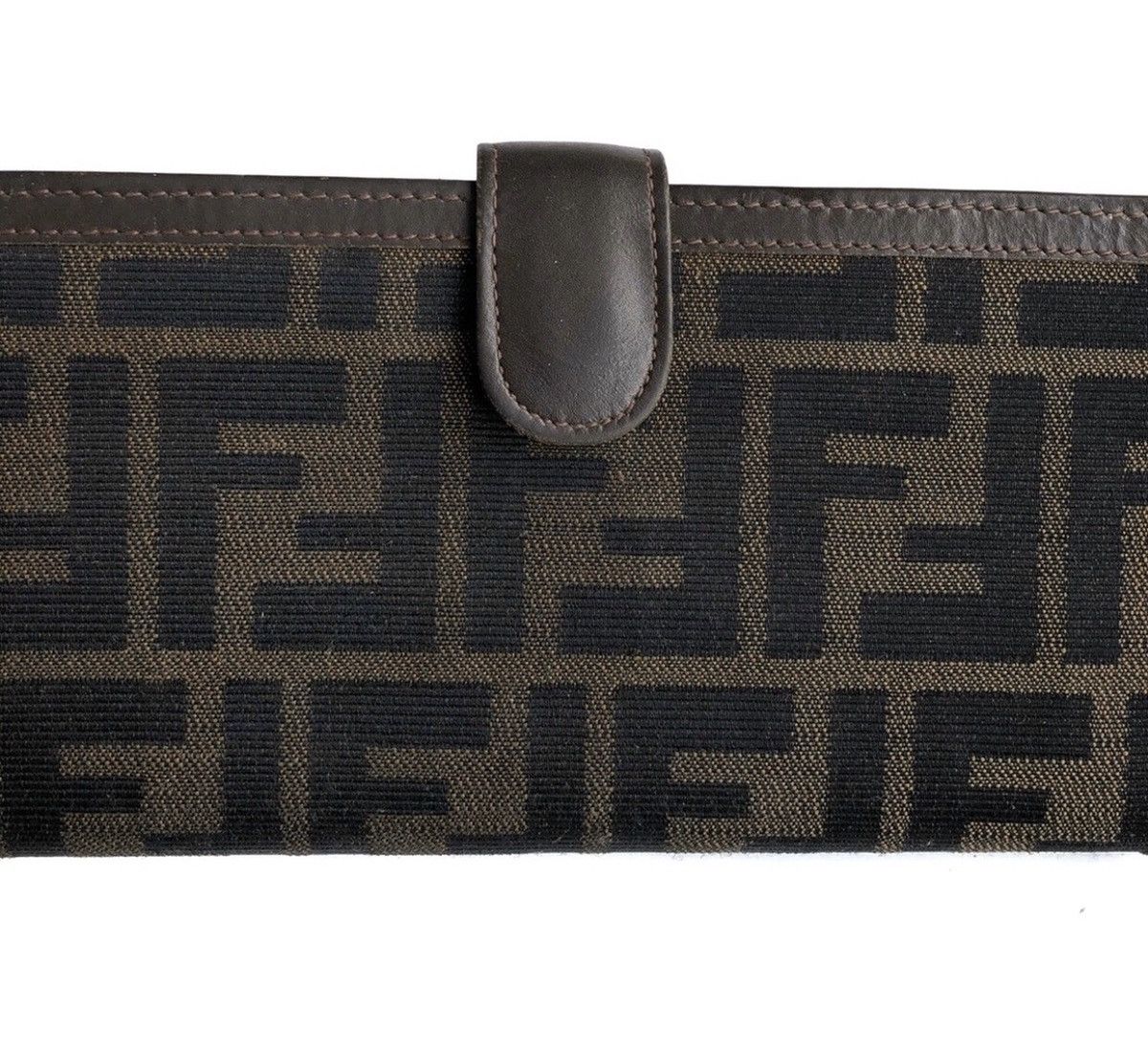 Fendi 🔥Authentic Fendi Zucca Monogram Long Clips Wallet Size ONE SIZE - 3 Thumbnail