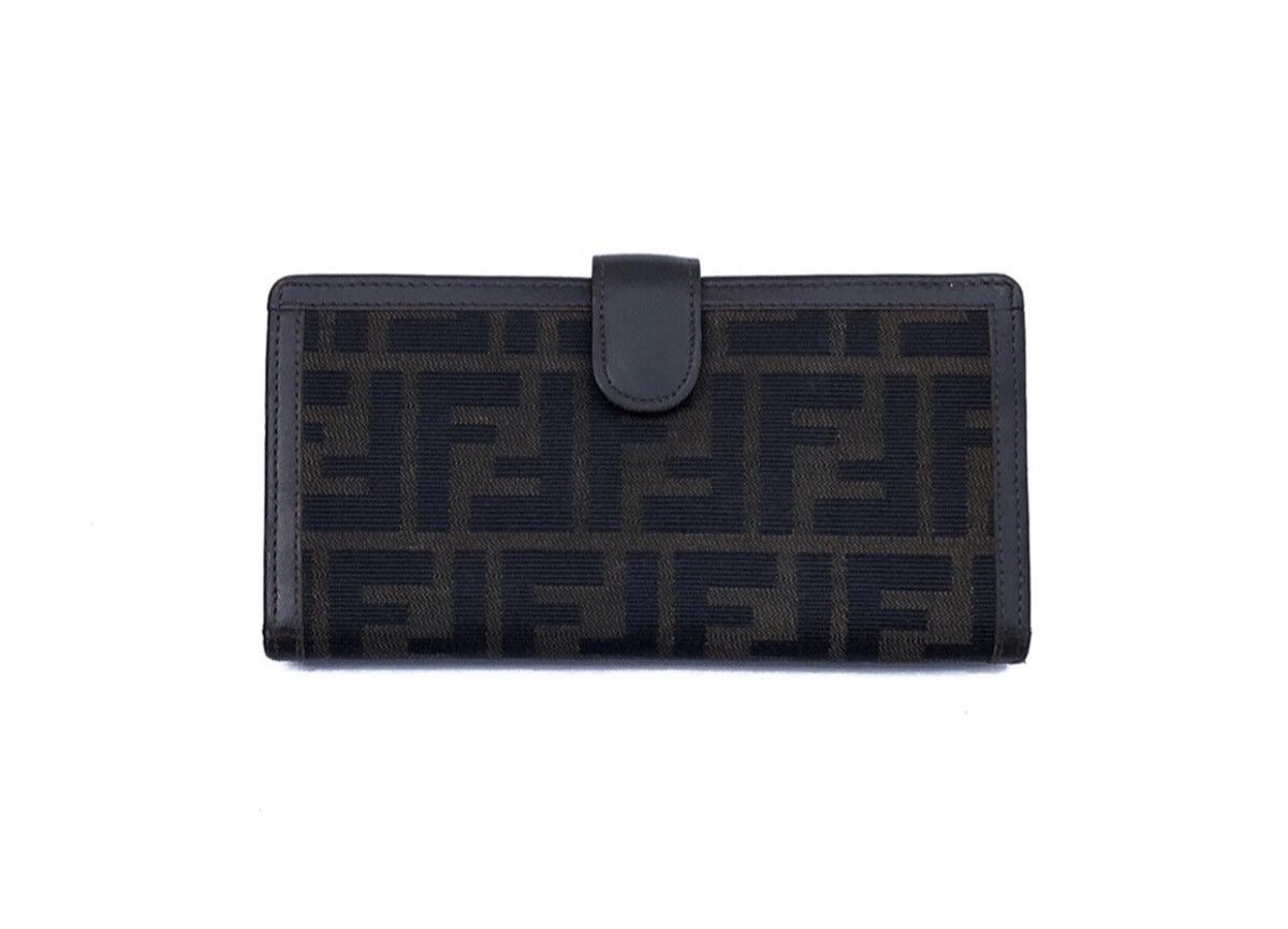 Fendi 🔥Authentic Fendi Zucca Monogram Long Clips Wallet Size ONE SIZE - 1 Thumbnail