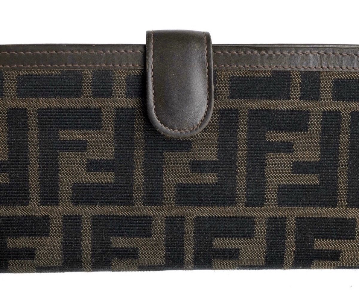 Fendi 🔥Authentic Fendi Zucca Monogram Long Clips Wallet Size ONE SIZE - 2 Thumbnail