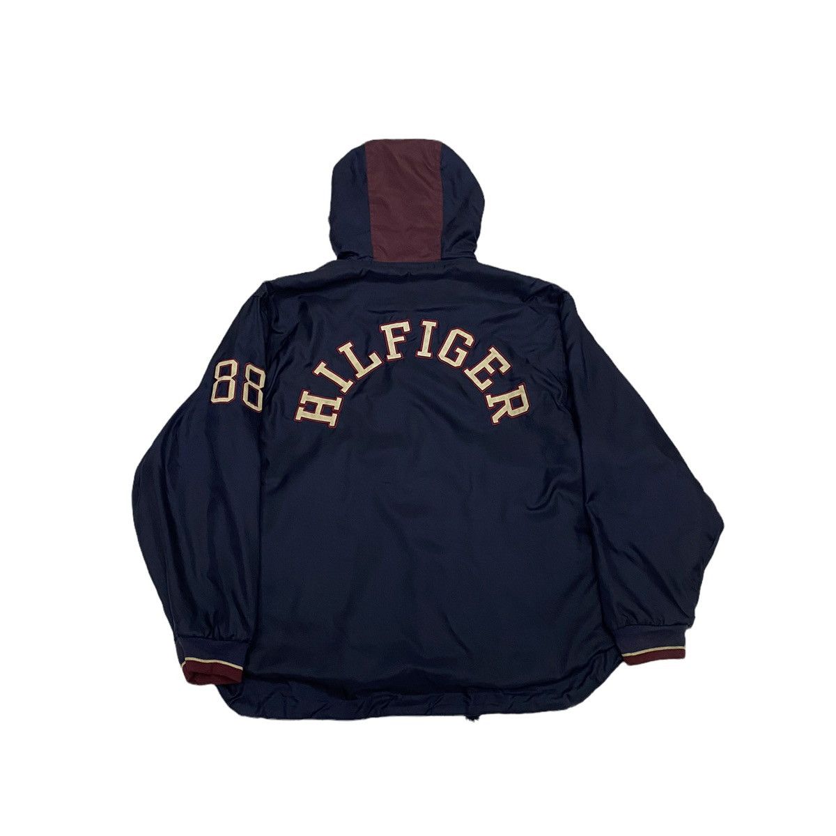 Tommy Hilfiger GRAIL‼️ARCHIVE TOMMY HILFIGER VARSITY BIG LOGO EMBROIDERY Size US XL / EU 56 / 4 - 5 Thumbnail
