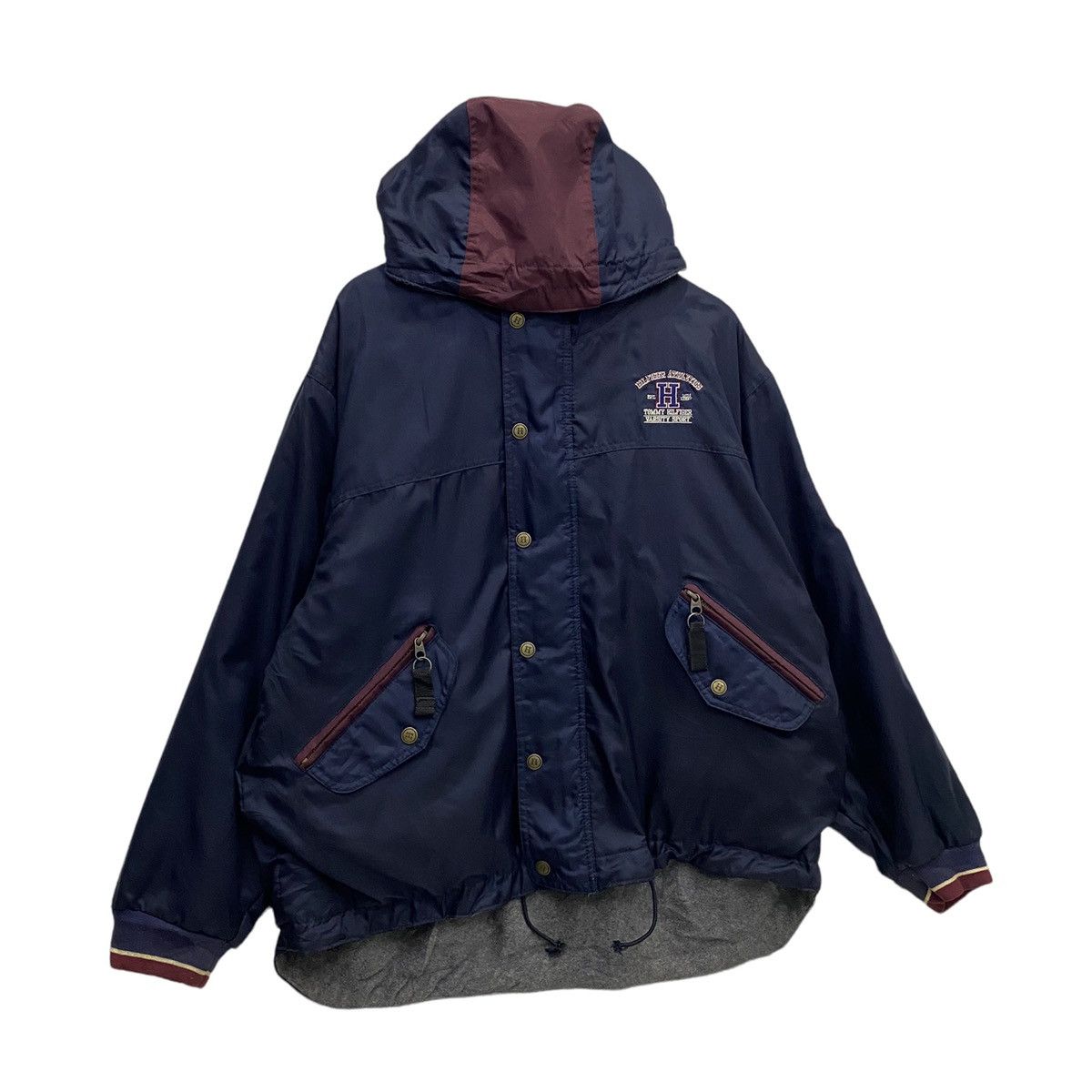 Tommy Hilfiger GRAIL‼️ARCHIVE TOMMY HILFIGER VARSITY BIG LOGO EMBROIDERY Size US XL / EU 56 / 4 - 7 Thumbnail