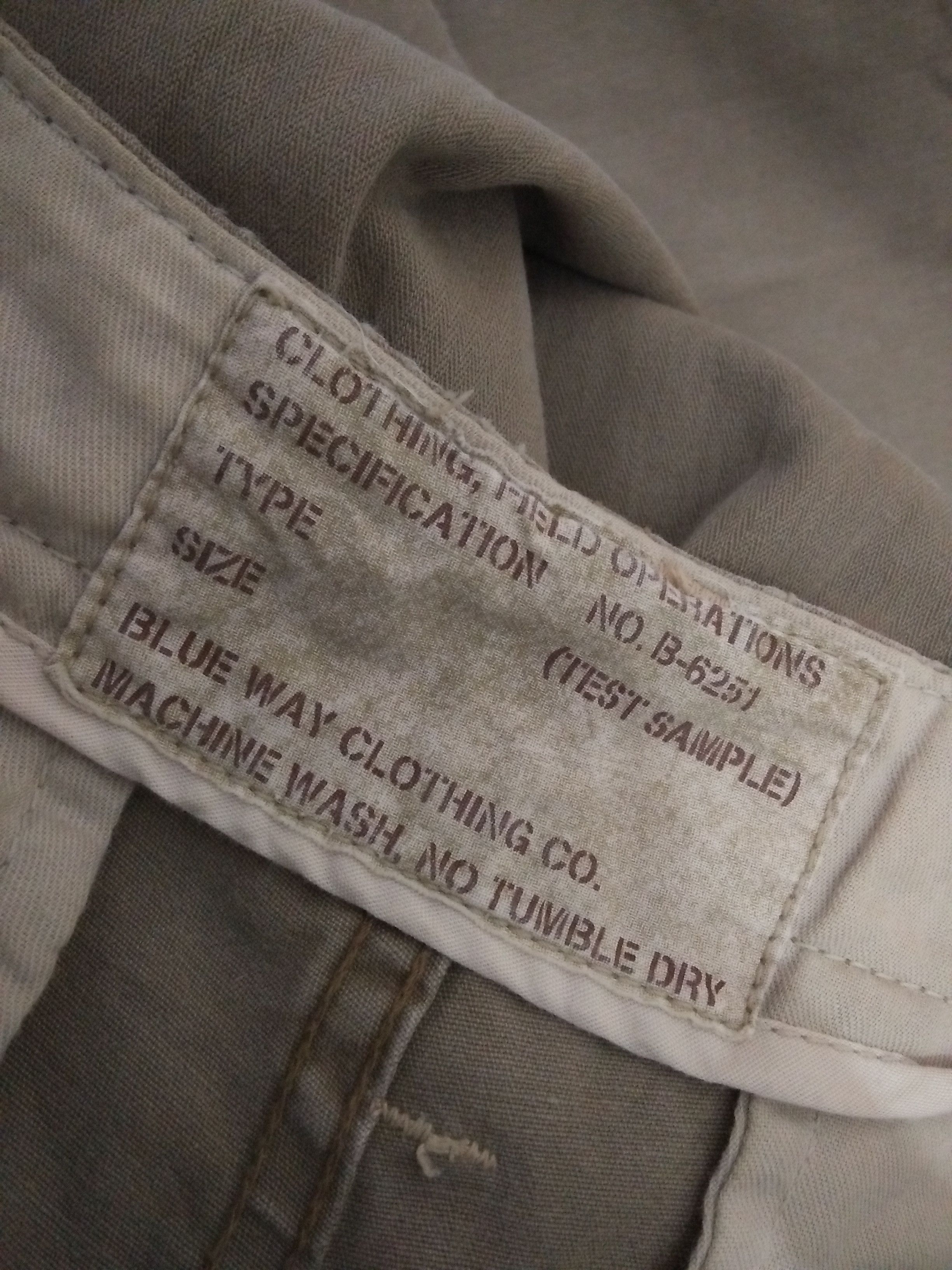 Japanese Brand VTG BLUE WAY JAPAN CARGO TROUSERS MULTIPOCKET (B75) Size US 34 / EU 50 - 6 Thumbnail