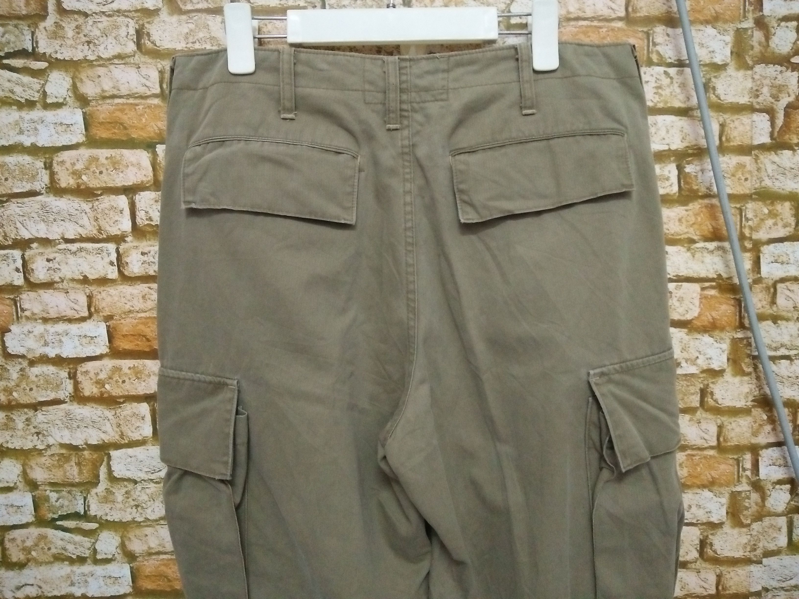 Japanese Brand VTG BLUE WAY JAPAN CARGO TROUSERS MULTIPOCKET (B75) Size US 34 / EU 50 - 4 Thumbnail