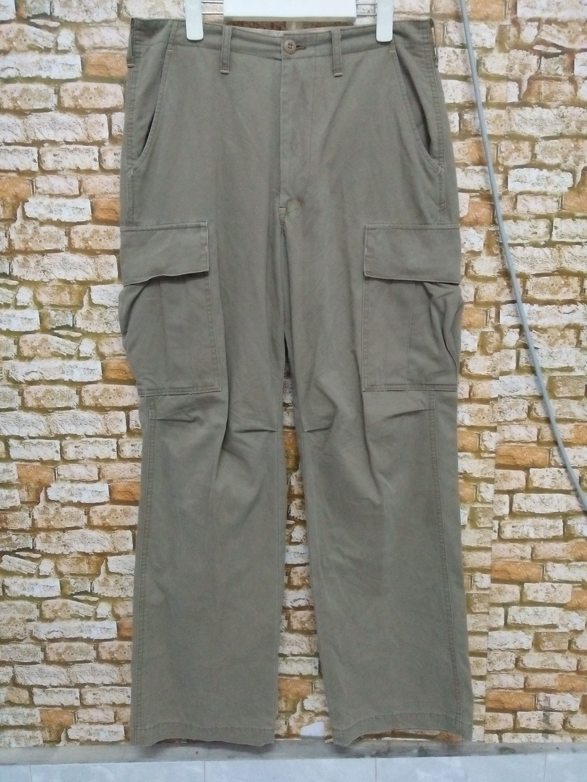 Japanese Brand VTG BLUE WAY JAPAN CARGO TROUSERS MULTIPOCKET (B75) Size US 34 / EU 50 - 1 Thumbnail