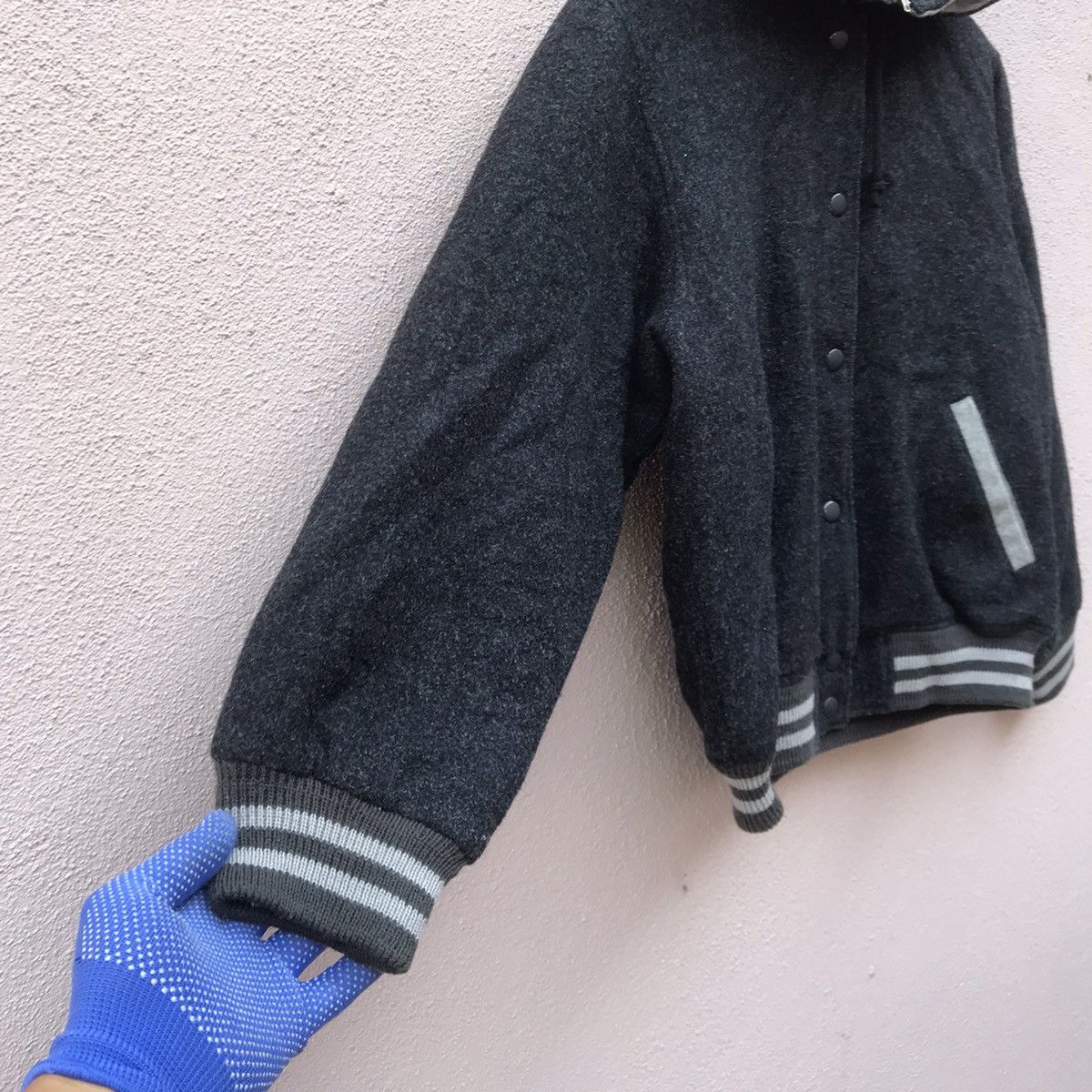 Japanese Brand Chicago Illinois USA wool varsity hoodie zipper jacket Size US M / EU 48-50 / 2 - 3 Thumbnail