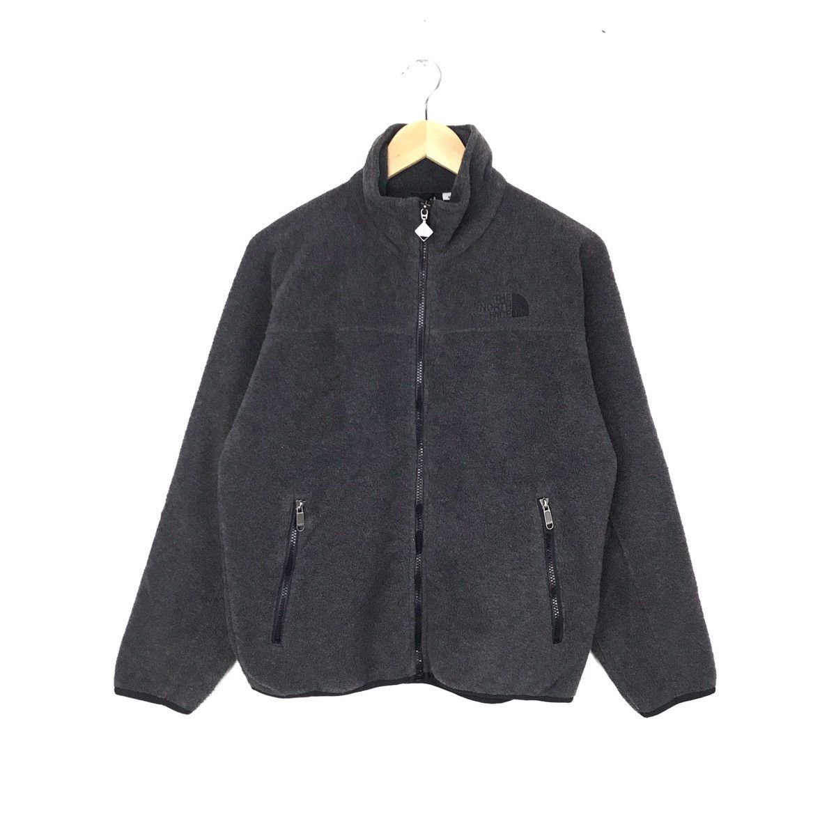 The North Face The North Face fleece dark grey zipper sweatshirt Size US M / EU 48-50 / 2 - 2 Thumbnail