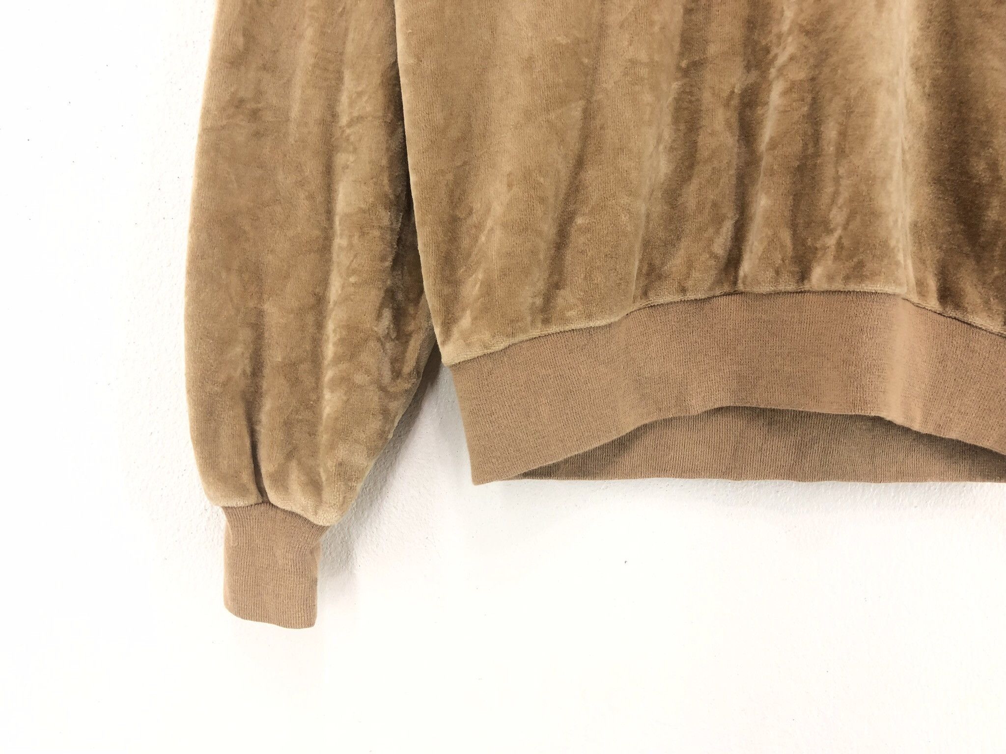 Grand Slam × Vintage Vintage V-Neck velvet Fleece Sweter Grand Slam Size US S / EU 44-46 / 1 - 2 Thumbnail