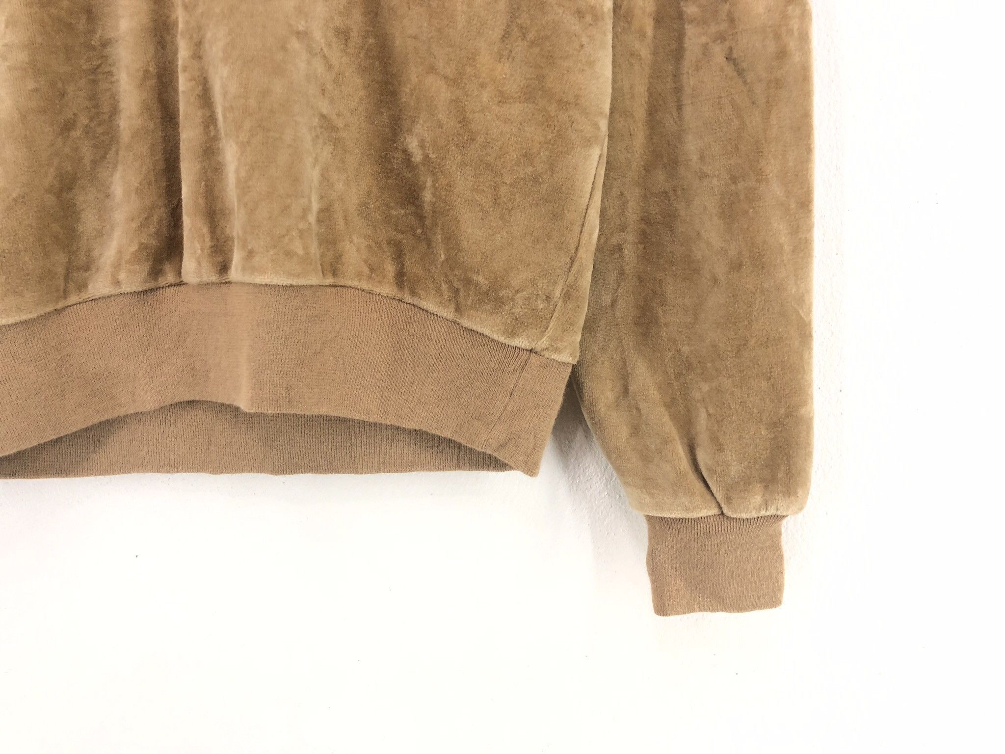 Grand Slam × Vintage Vintage V-Neck velvet Fleece Sweter Grand Slam Size US S / EU 44-46 / 1 - 3 Thumbnail
