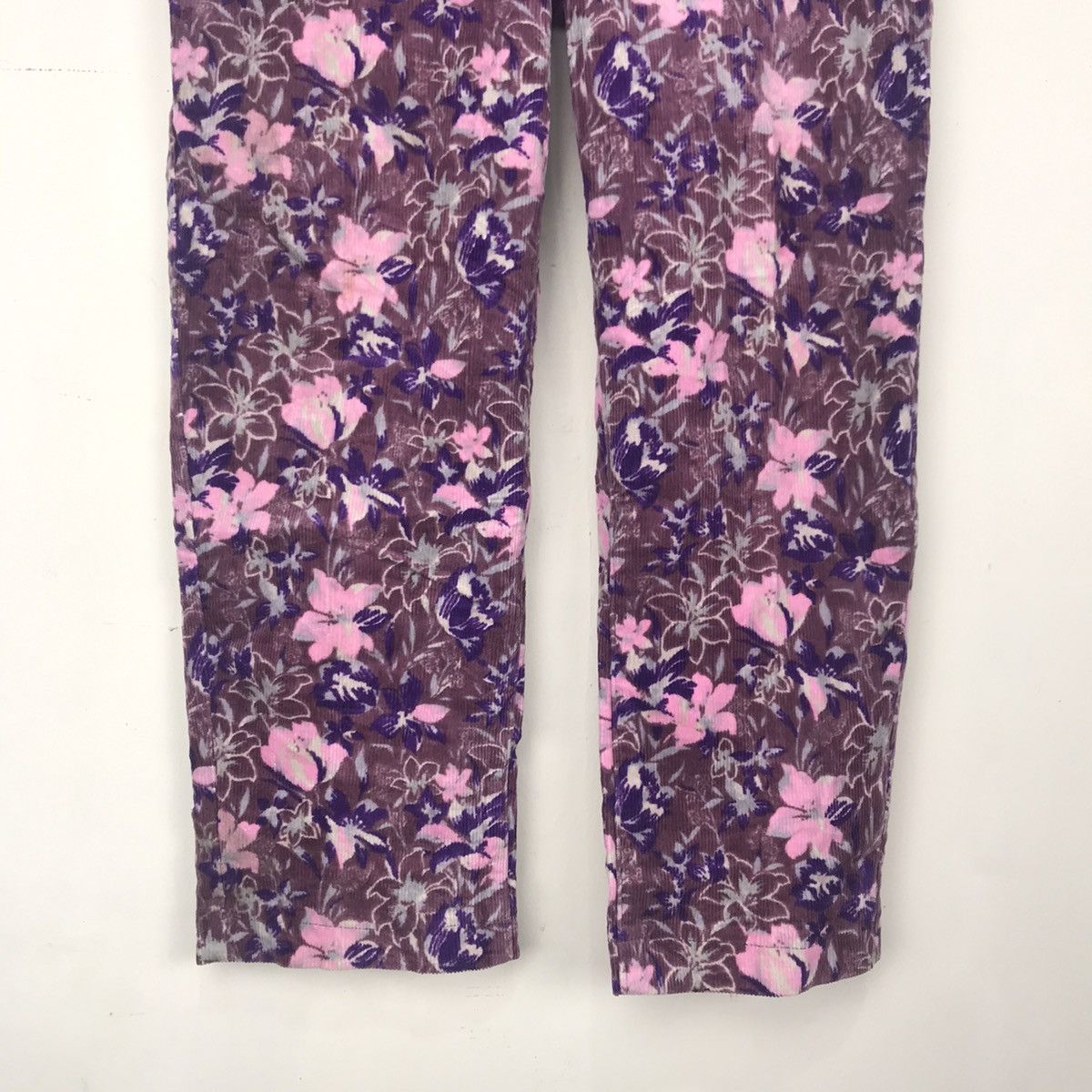 Japanese Brand Rue De France Floral curdoroy cropped pant Size US 28 / EU 44 - 3 Thumbnail