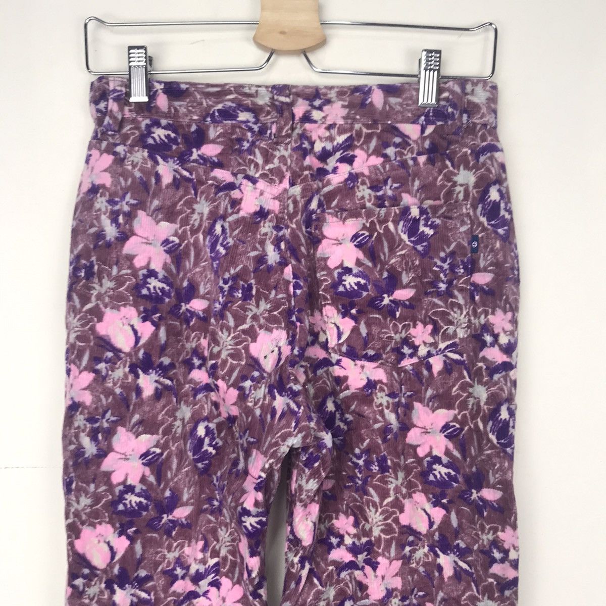 Japanese Brand Rue De France Floral curdoroy cropped pant Size US 28 / EU 44 - 5 Thumbnail