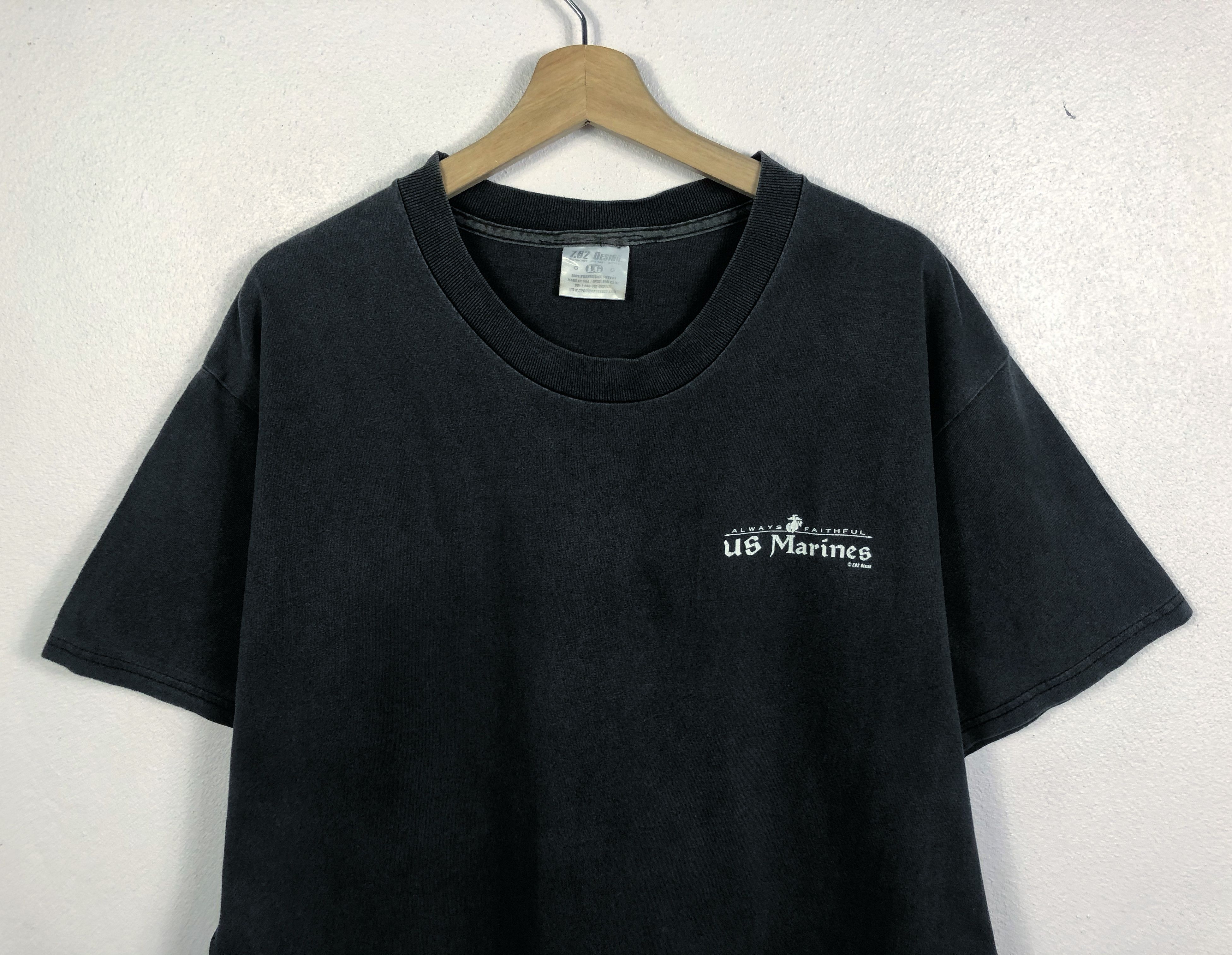 Vintage Rare Vintage US Marines Tee Size US L / EU 52-54 / 3 - 3 Thumbnail