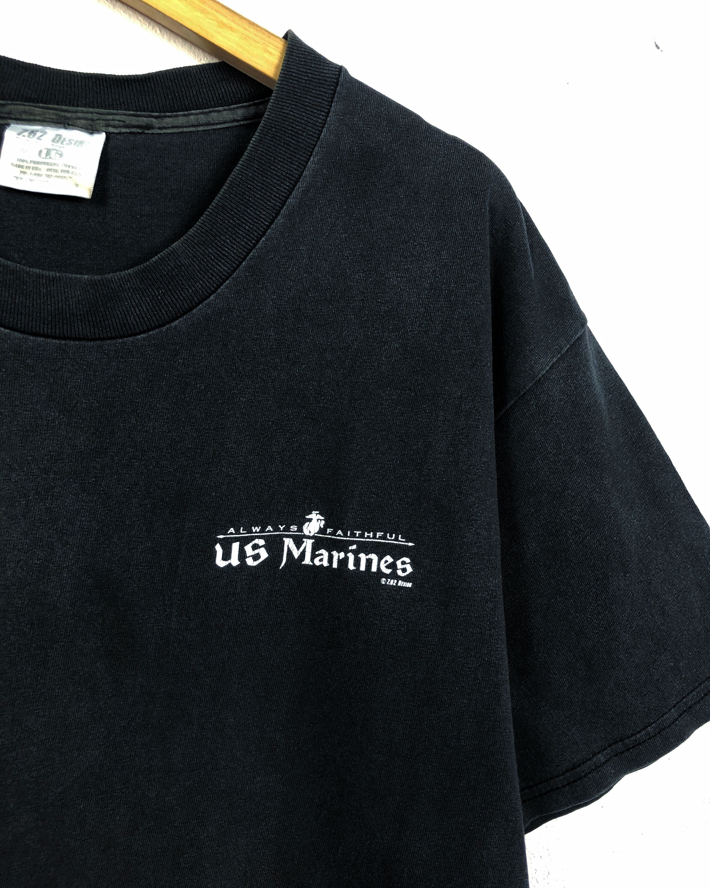 Vintage Rare Vintage US Marines Tee Size US L / EU 52-54 / 3 - 4 Thumbnail