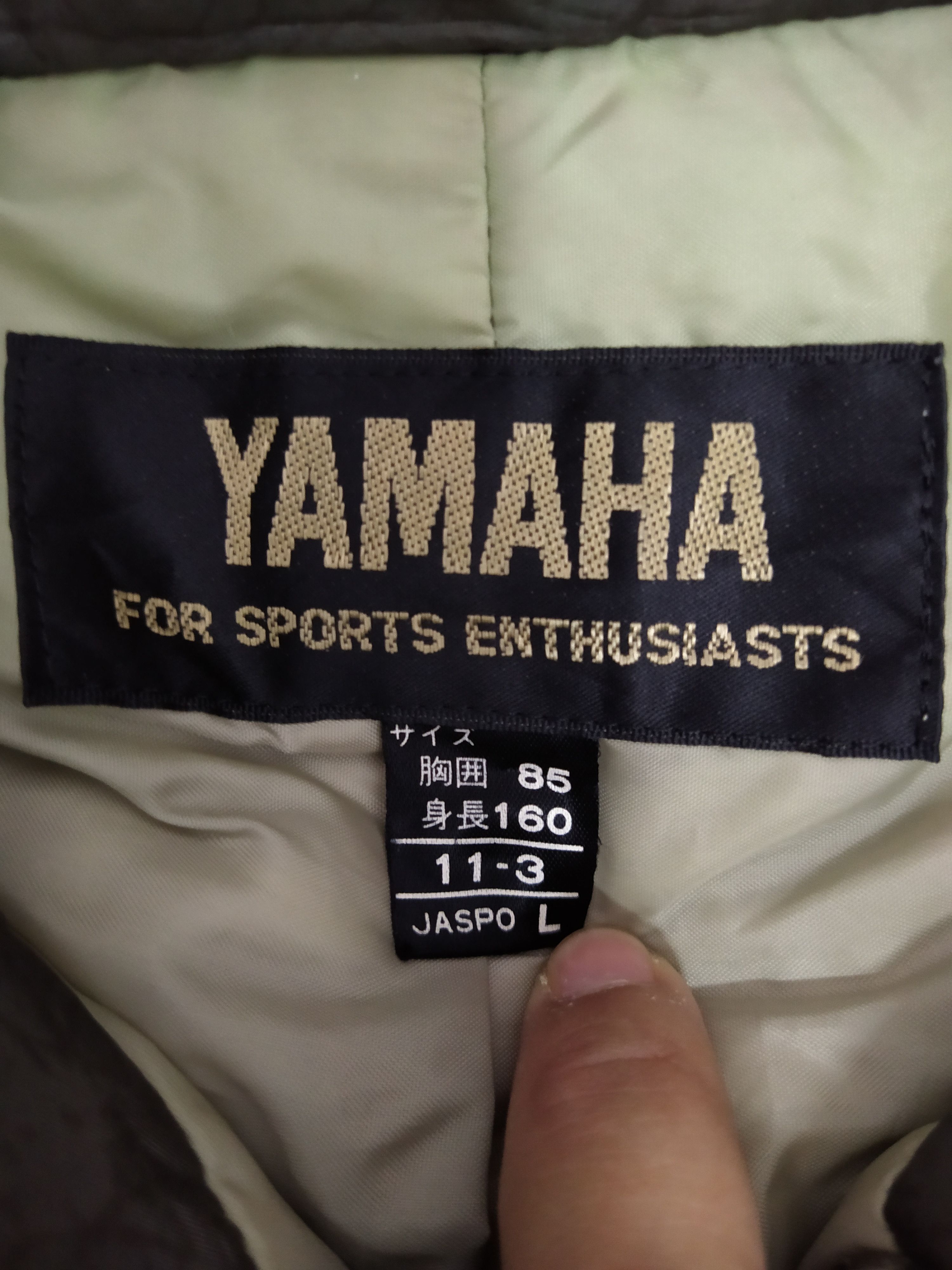 Yamaha YAMAHA SNOW JACKET VTG JAPAN JASPO (B332) Size US L / EU 52-54 / 3 - 10 Thumbnail