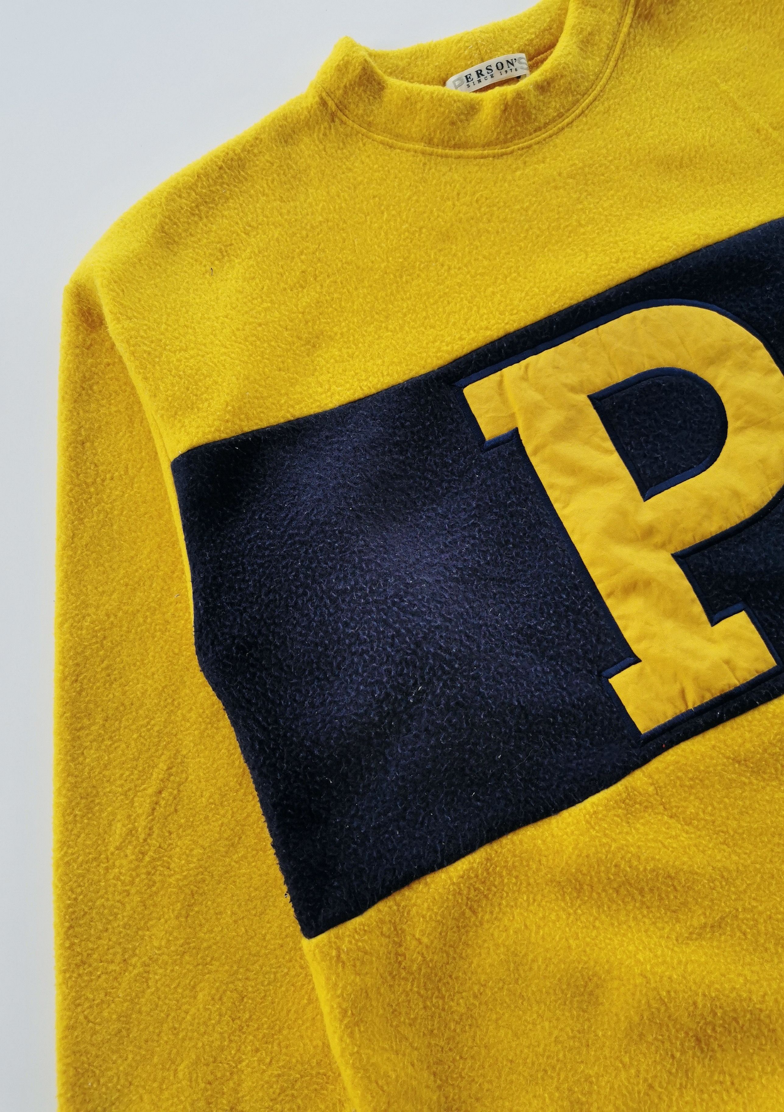PERSON'S Vintage Persons P Logo Fleece Sweatshirt Size US S / EU 44-46 / 1 - 3 Thumbnail