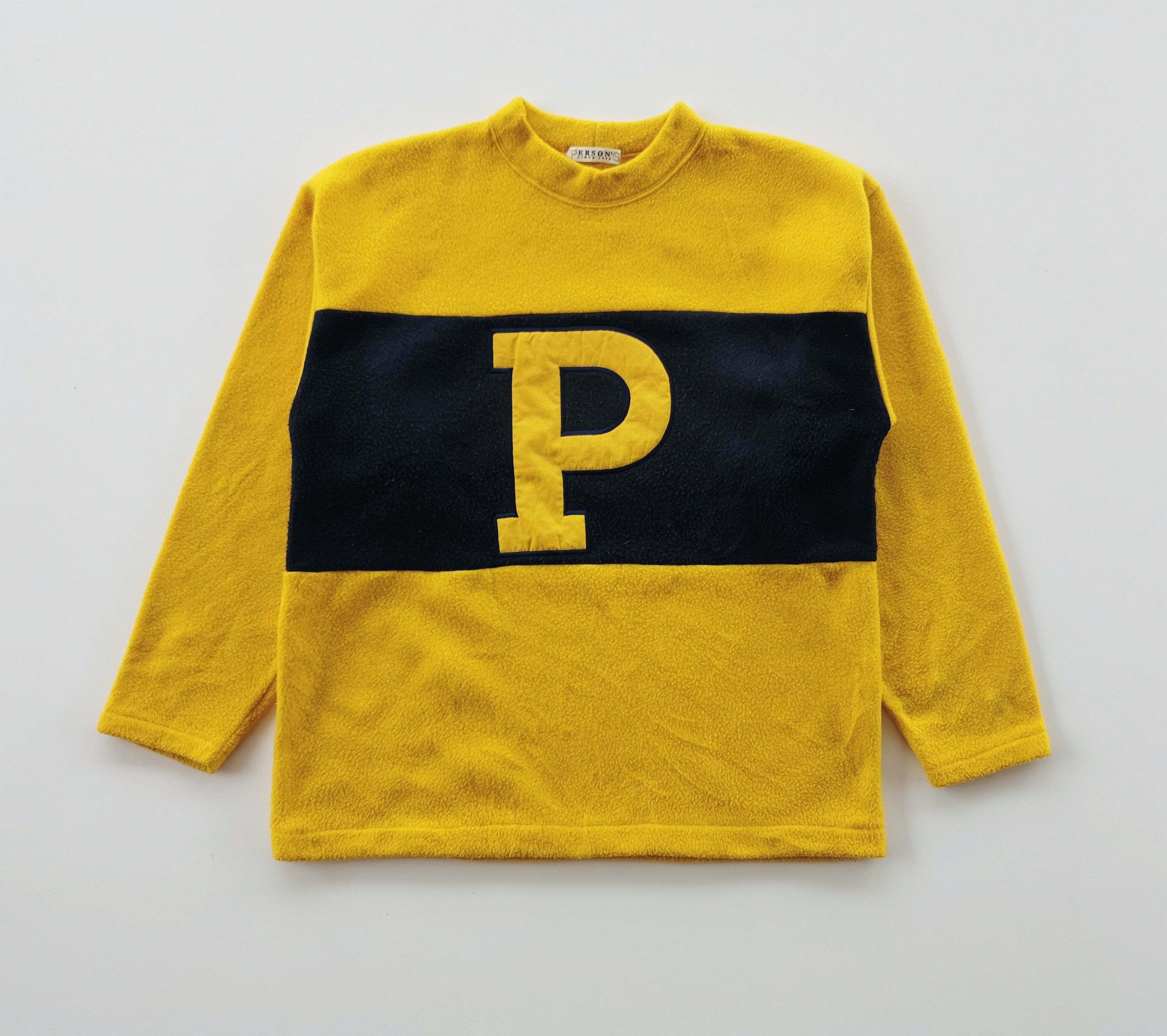 PERSON'S Vintage Persons P Logo Fleece Sweatshirt Size US S / EU 44-46 / 1 - 1 Thumbnail