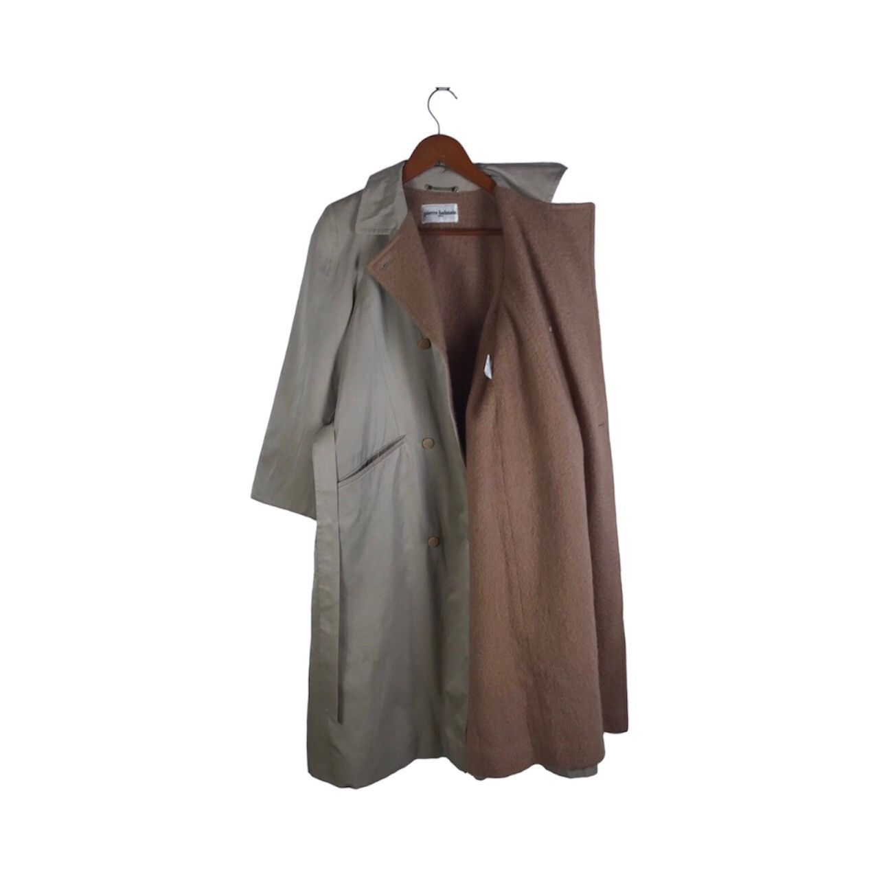 Balmain × Pierre Balmain 🔥Rare🔥Authentic Pierre Balmain Belted Wool Lined Trench Coat Size US S / EU 44-46 / 1 - 3 Thumbnail