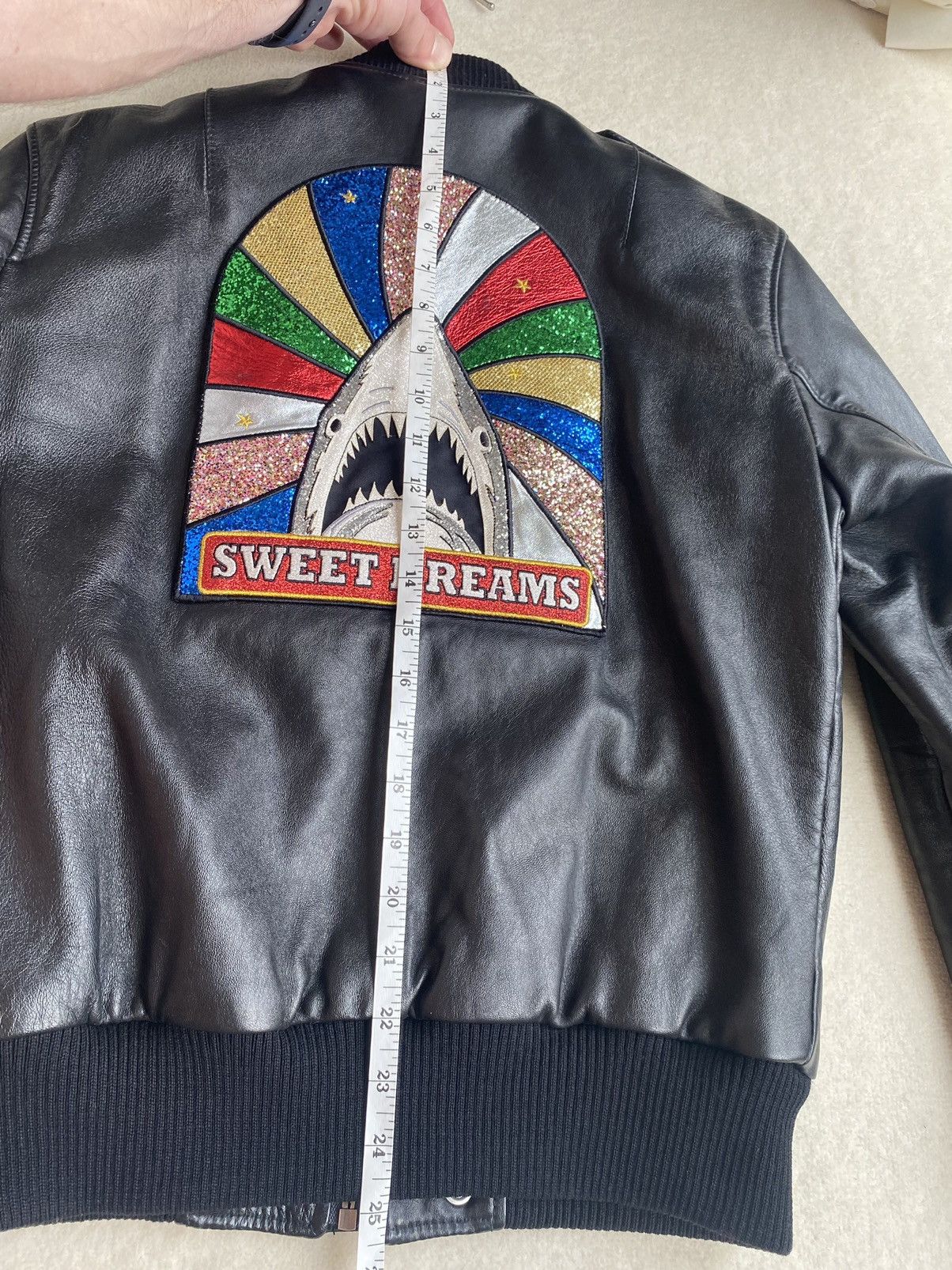 Saint Laurent Paris SS17 Saint Laurent ‘sweet dreams’ 🦈leather bomber jacket Size US S / EU 44-46 / 1 - 11 Thumbnail