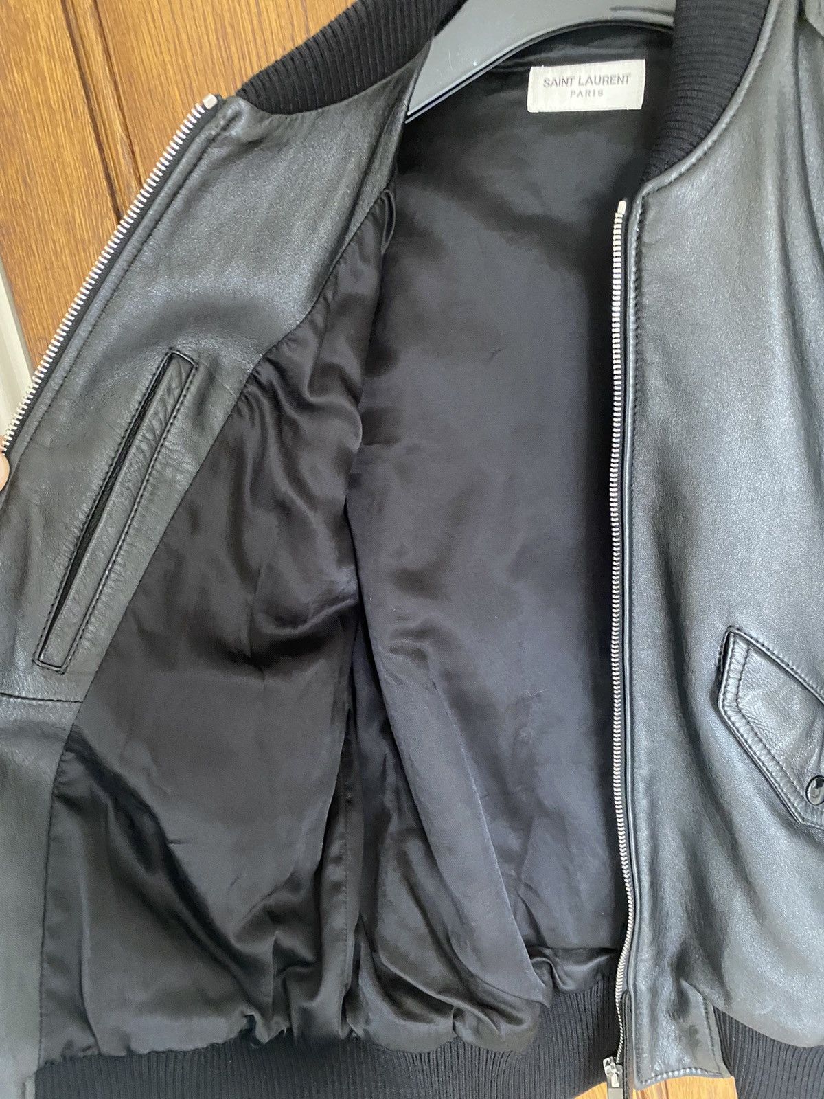 Saint Laurent Paris SS17 Saint Laurent ‘sweet dreams’ 🦈leather bomber jacket Size US S / EU 44-46 / 1 - 23 Thumbnail