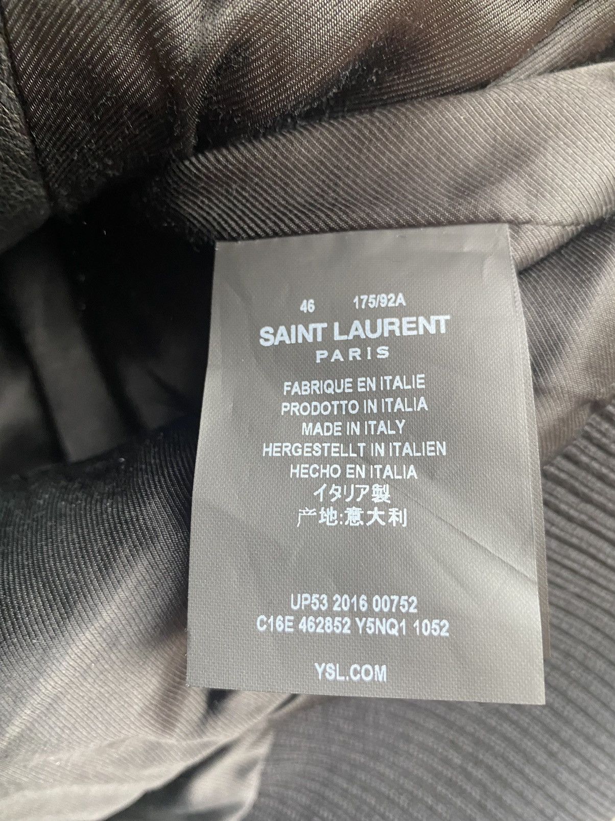Saint Laurent Paris SS17 Saint Laurent ‘sweet dreams’ 🦈leather bomber jacket Size US S / EU 44-46 / 1 - 14 Thumbnail