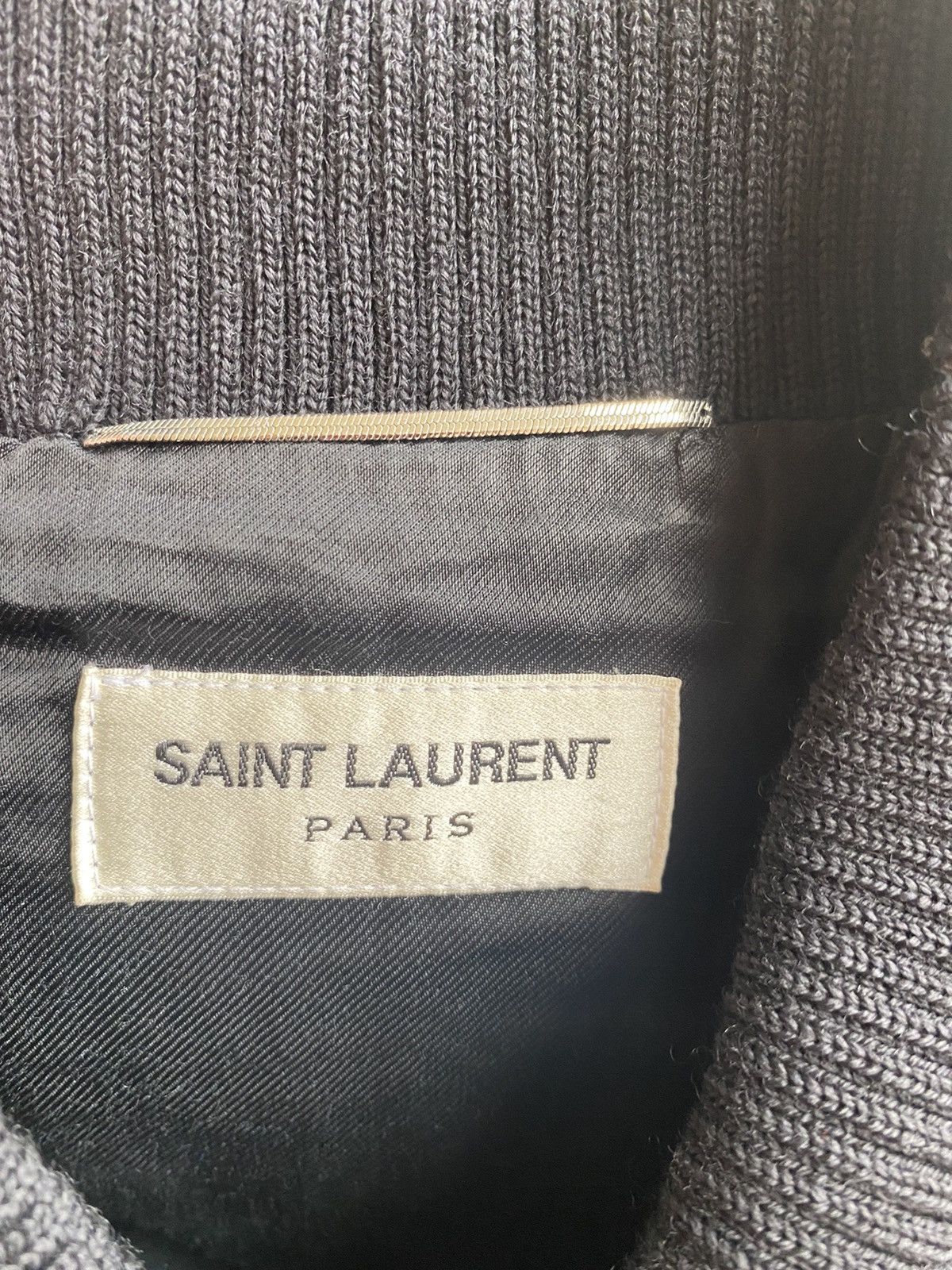 Saint Laurent Paris SS17 Saint Laurent ‘sweet dreams’ 🦈leather bomber jacket Size US S / EU 44-46 / 1 - 13 Thumbnail