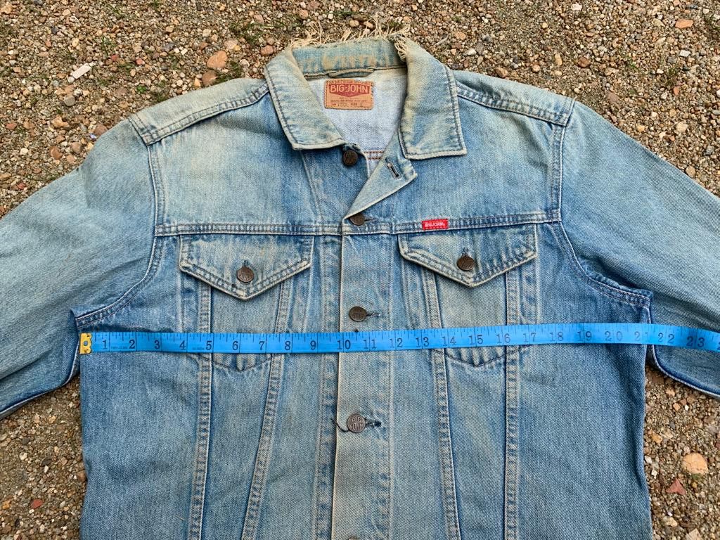 Big John Vintage Big John Distressed Denim Jacket Size US L / EU 52-54 / 3 - 12 Thumbnail
