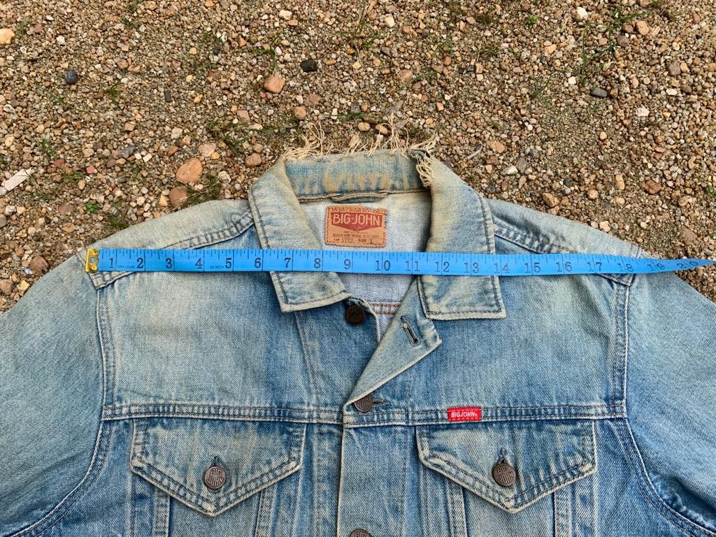Big John Vintage Big John Distressed Denim Jacket Size US L / EU 52-54 / 3 - 14 Thumbnail