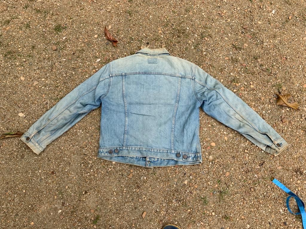 Big John Vintage Big John Distressed Denim Jacket Size US L / EU 52-54 / 3 - 2 Thumbnail