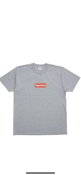 Supreme 20th Anniversary Box Logo Tee Grey Men's - SS14 - US