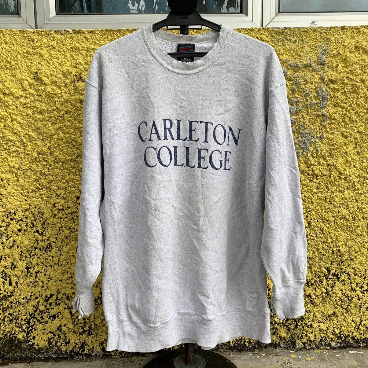 Vintage Carleton College vintage early 90s sweatshirt Size US XL / EU 56 / 4 - 3 Thumbnail