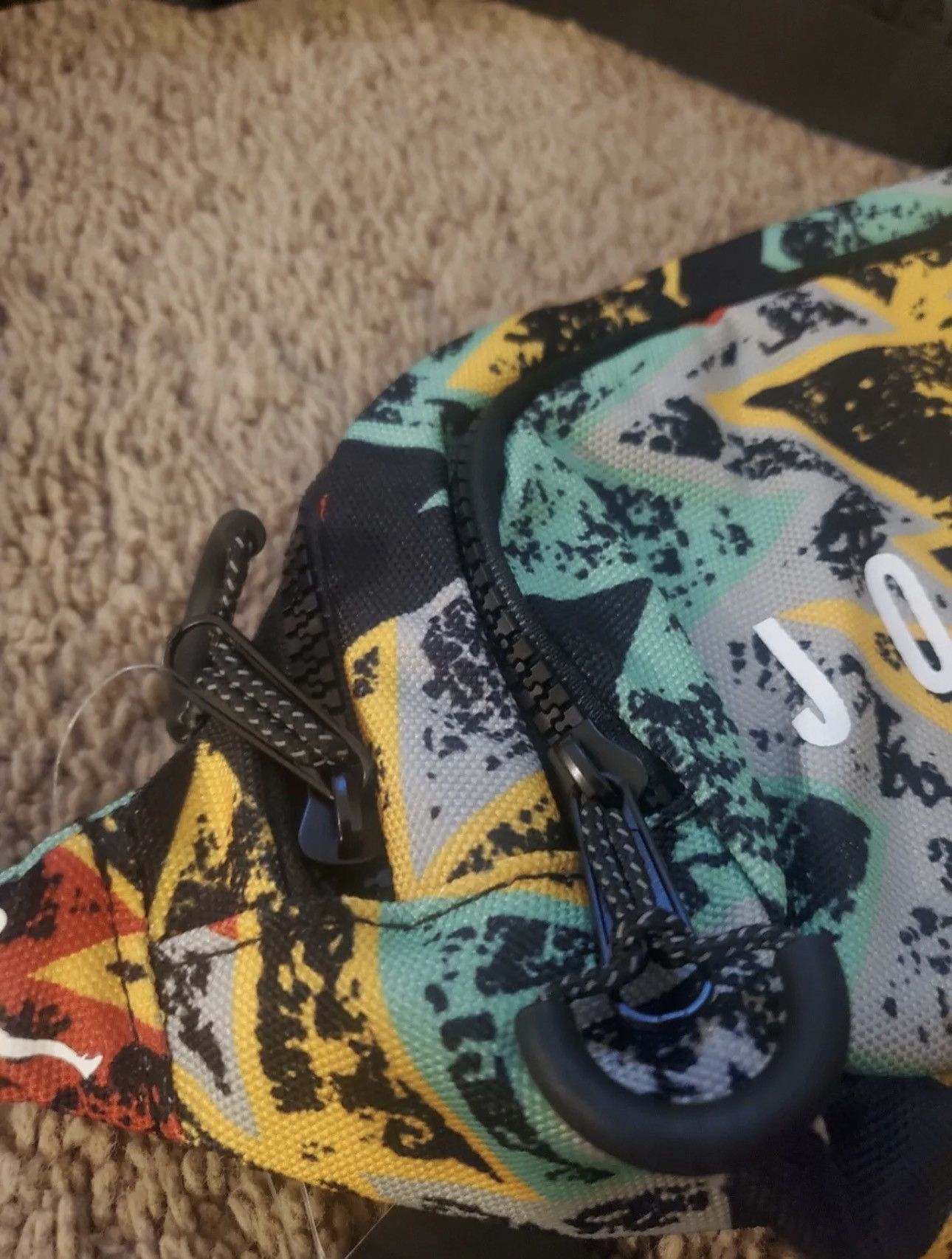 Jordan Brand × Nike New Nike Air Jordan 6 'Hare' Crossbody Waist Bag Fanny Pack Size ONE SIZE - 2 Thumbnail