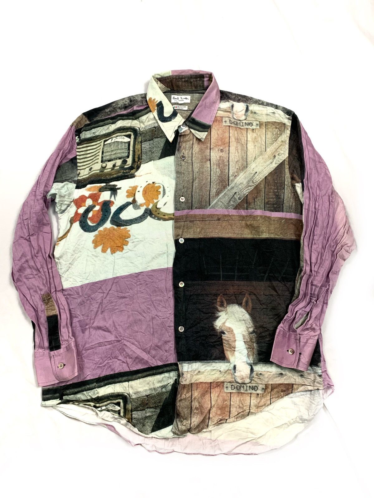 Paul Smith Paul smith overprint abdtract shirt button down Size US L / EU 52-54 / 3 - 1 Thumbnail