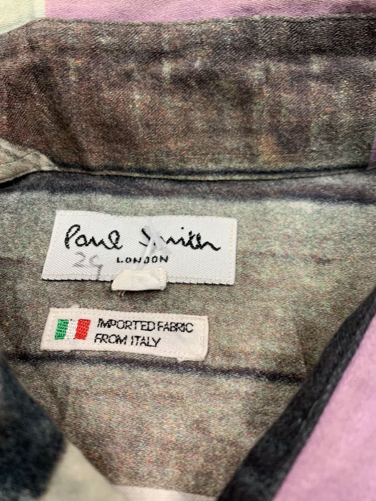 Paul Smith Paul smith overprint abdtract shirt button down Size US L / EU 52-54 / 3 - 4 Thumbnail