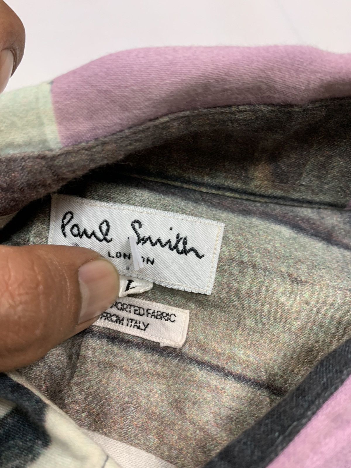 Paul Smith Paul smith overprint abdtract shirt button down Size US L / EU 52-54 / 3 - 5 Thumbnail