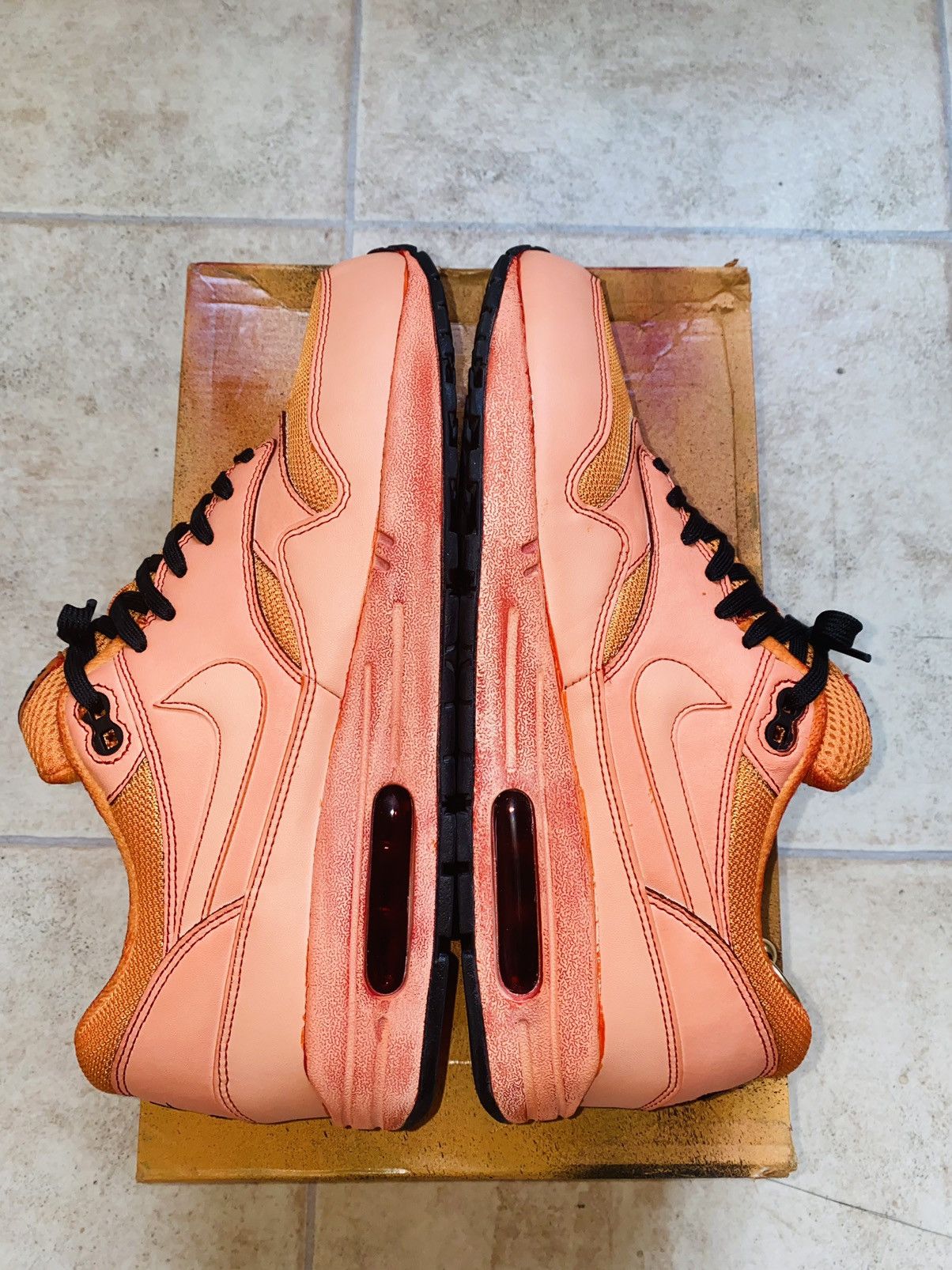 Nike × Patta × atmos NikeLab Air Max1 DipDye Supreme Parra Tn Fragment Concepts Size US 10.5 / EU 43-44 - 12 Thumbnail