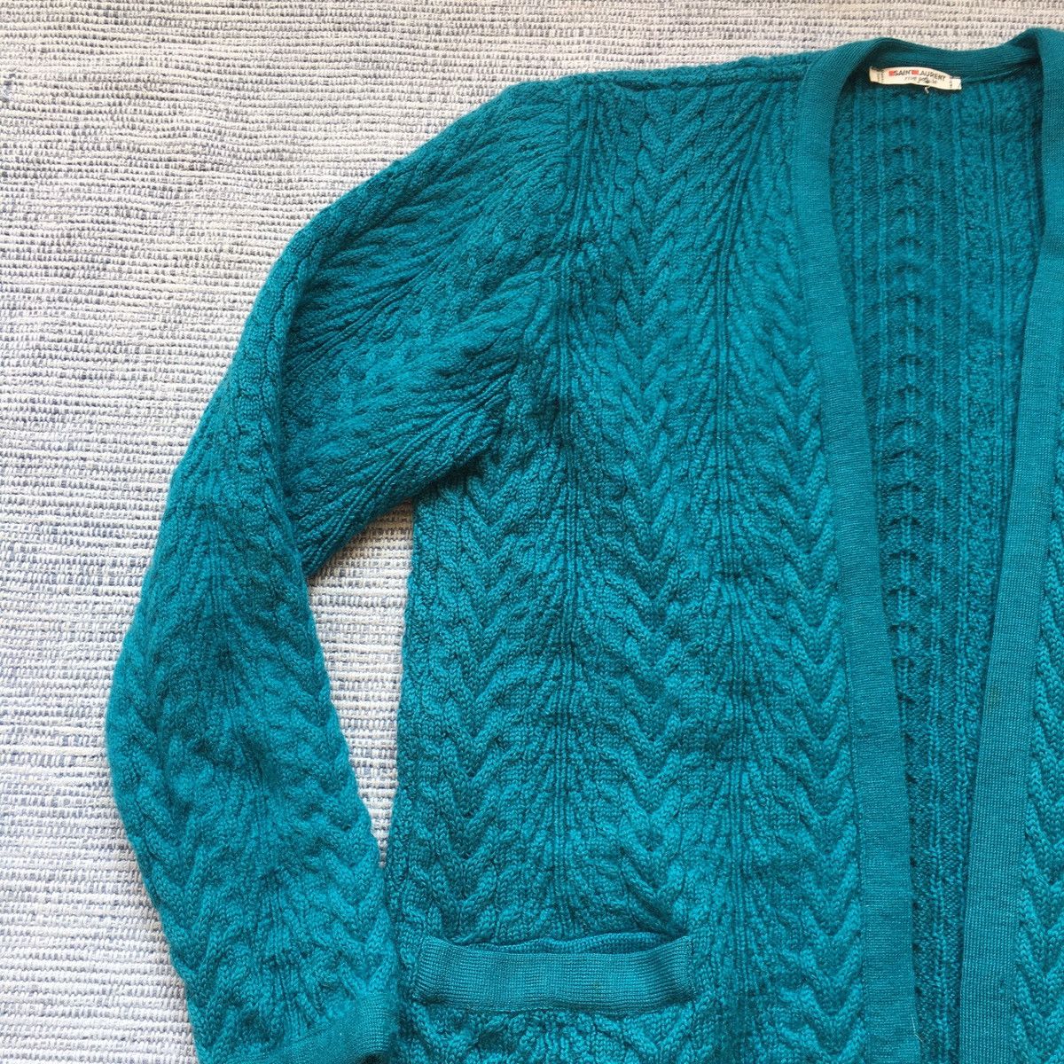 Vintage vintage 80s saint laurent rive gougche cardigan Size US S / EU 44-46 / 1 - 5 Thumbnail