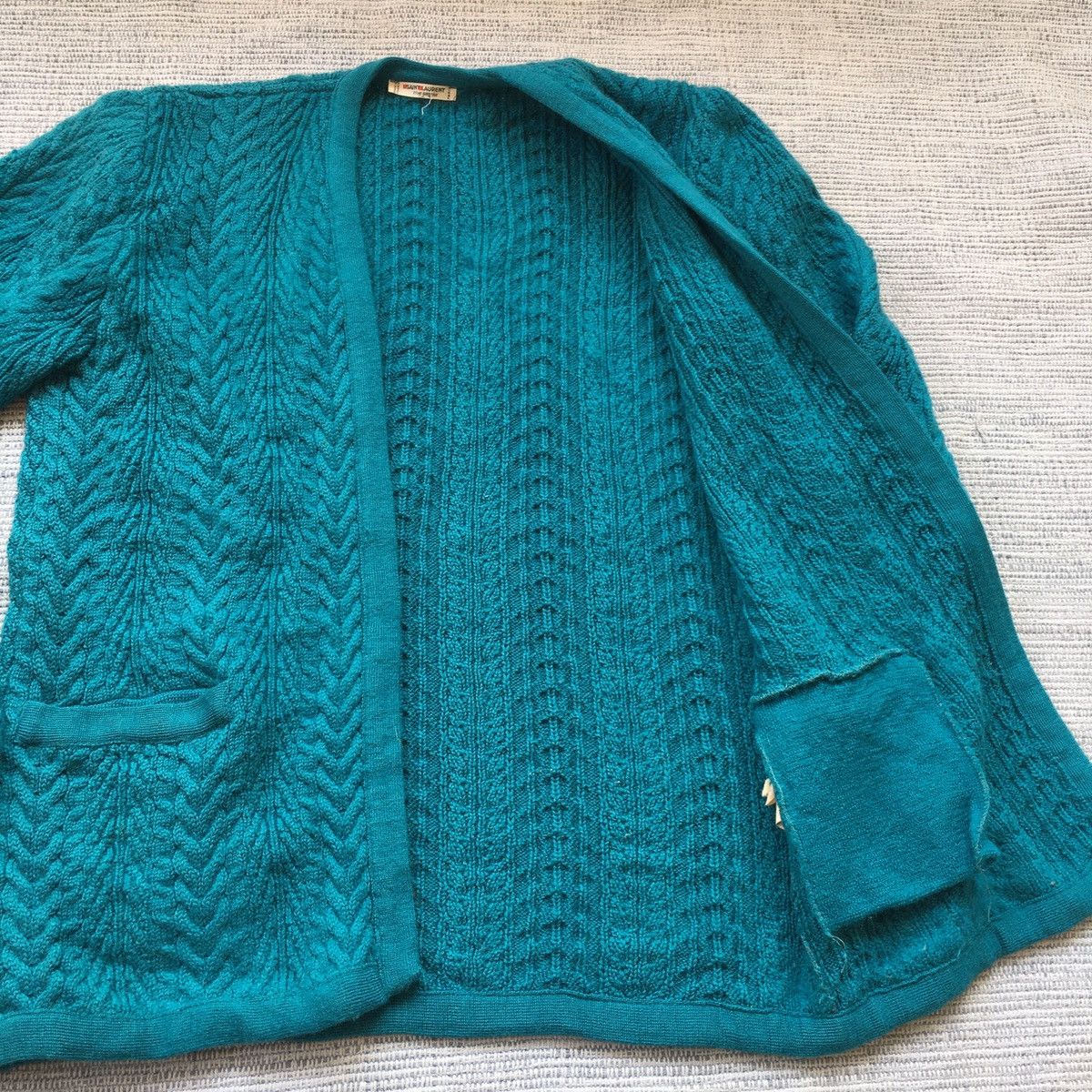 Vintage vintage 80s saint laurent rive gougche cardigan Size US S / EU 44-46 / 1 - 7 Thumbnail