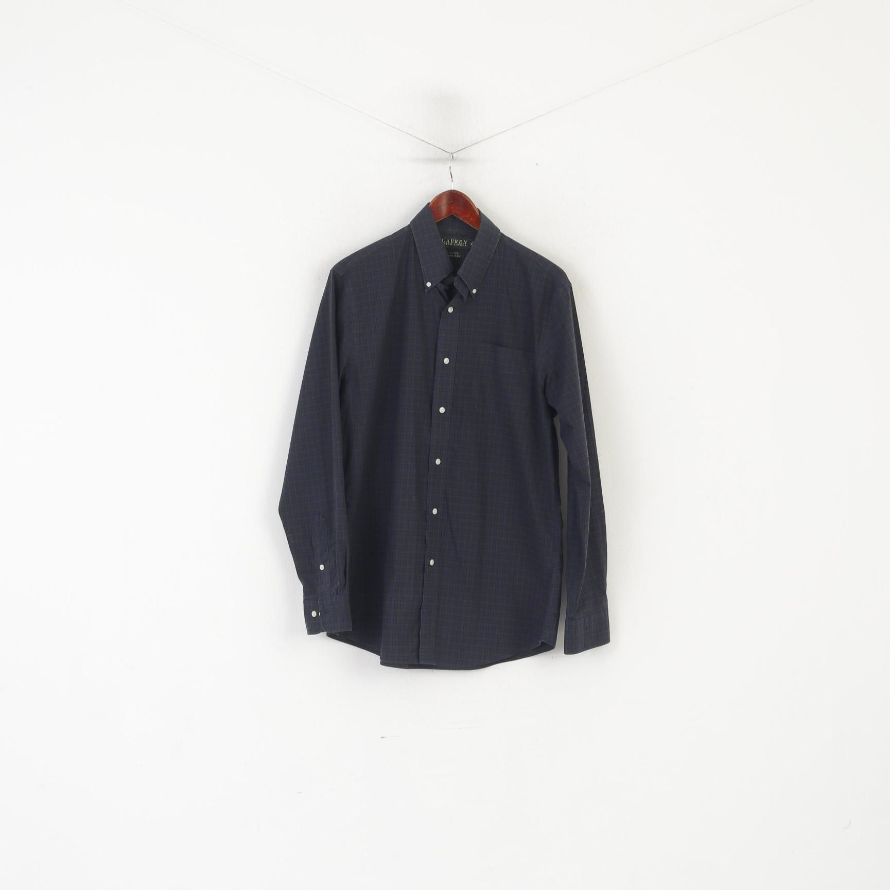 Lauren Ralph Lauren Lauren Ralph Lauren Men 40-41 16 L Casual Shirt Navy 8259 Size US L / EU 52-54 / 3 - 2 Thumbnail