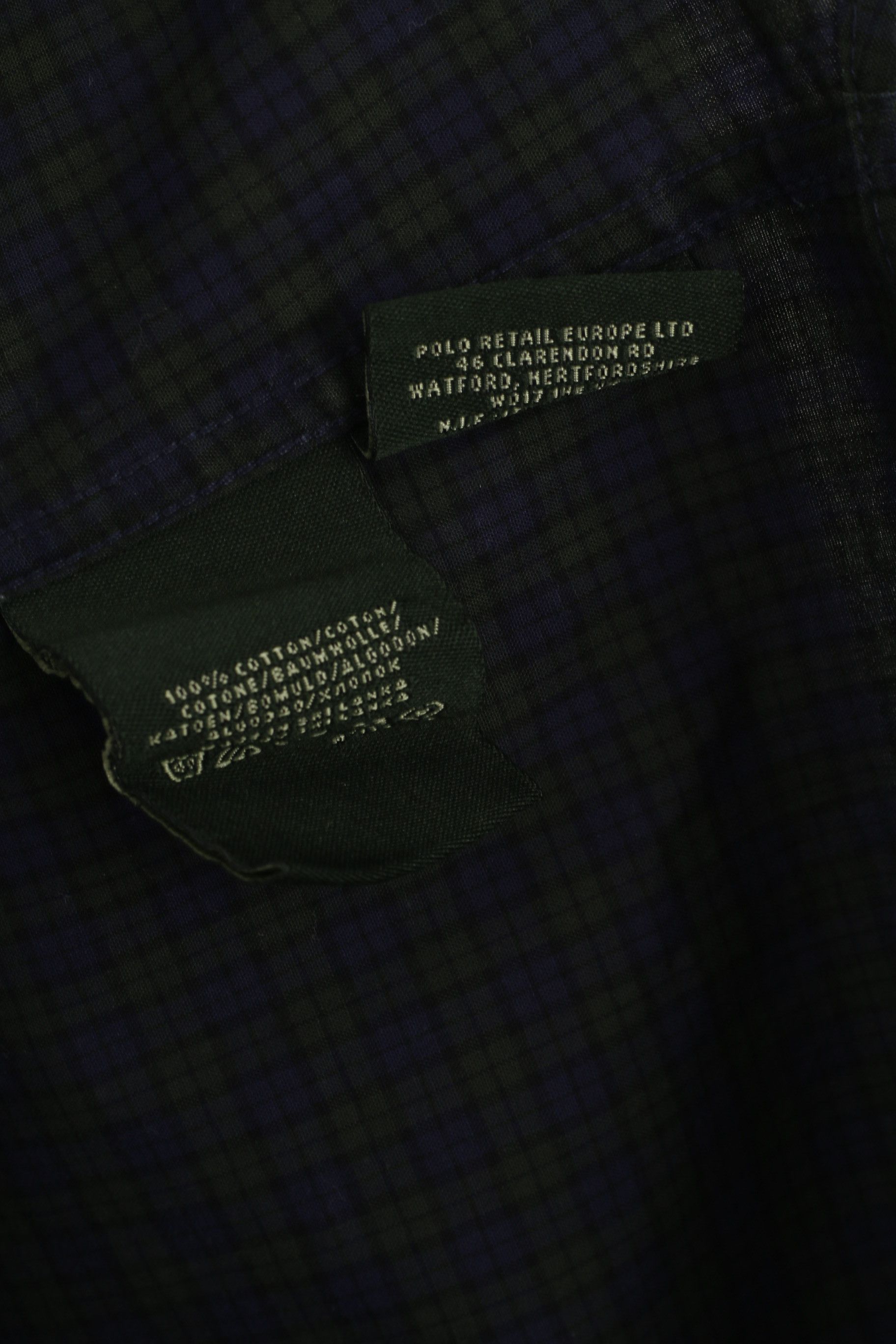 Lauren Ralph Lauren Lauren Ralph Lauren Men 40-41 16 L Casual Shirt Navy 8259 Size US L / EU 52-54 / 3 - 6 Thumbnail