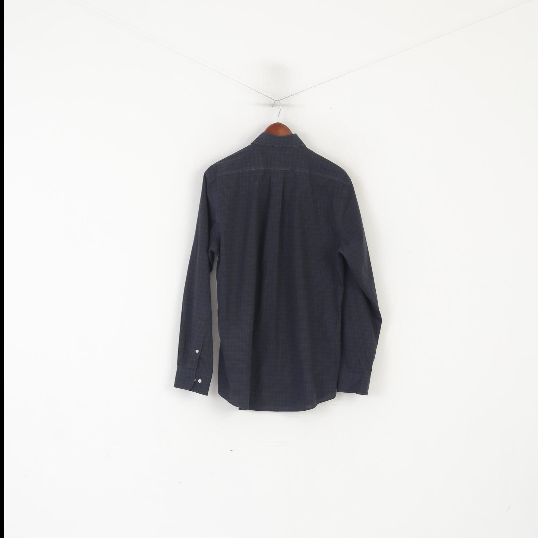 Lauren Ralph Lauren Lauren Ralph Lauren Men 40-41 16 L Casual Shirt Navy 8259 Size US L / EU 52-54 / 3 - 7 Thumbnail