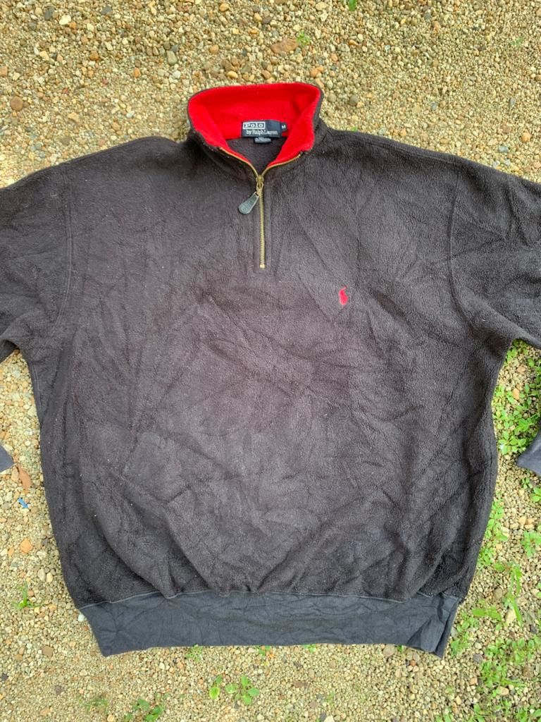 Polo Ralph Lauren Vintage Polo Ralph Lauren Fleece Half zip Size US M / EU 48-50 / 2 - 5 Thumbnail