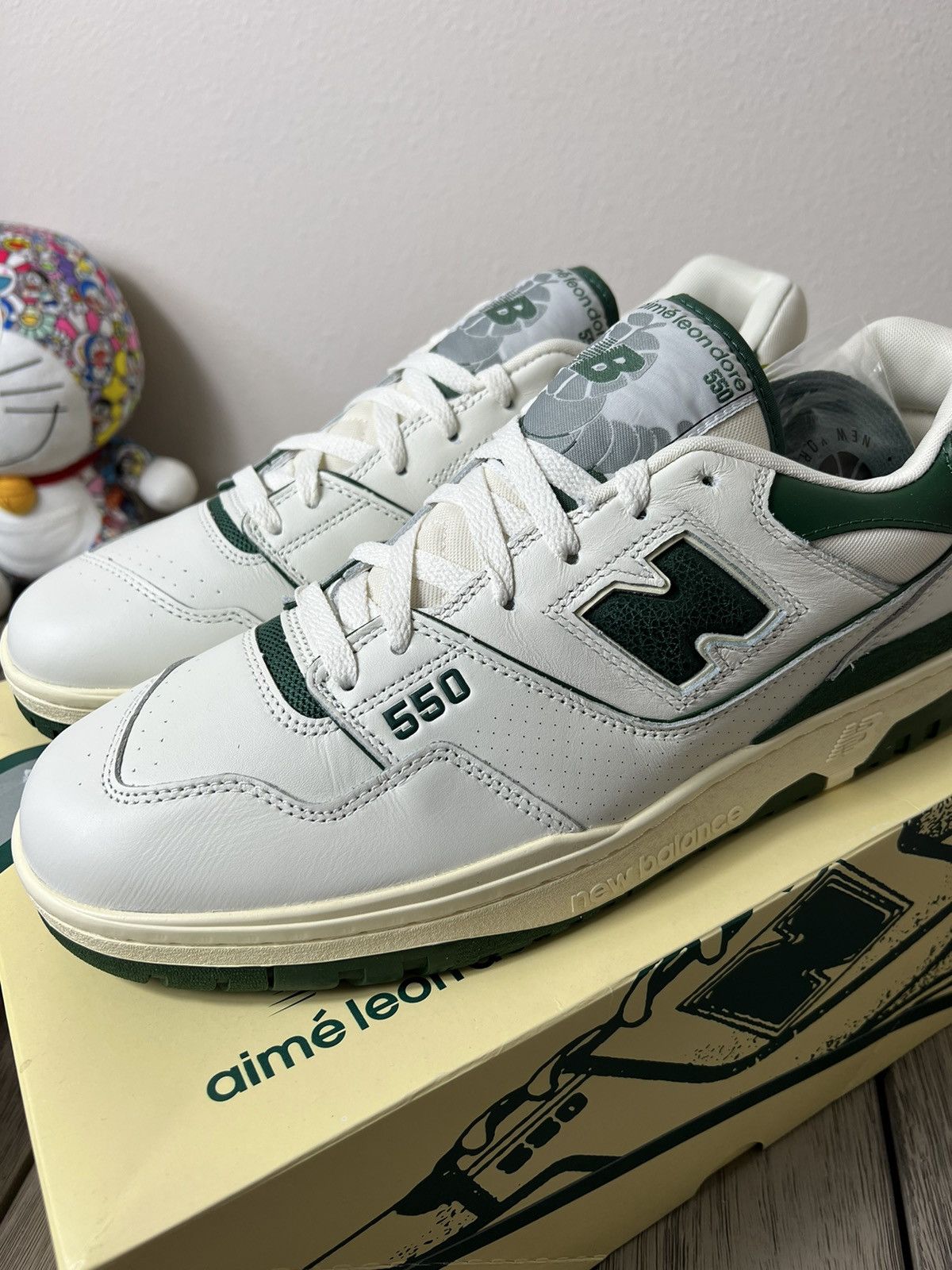 Aime Leon Dore × New Balance Aime Leon Dore New Balance 550 Green Size US 13 / EU 46 - 2 Thumbnail