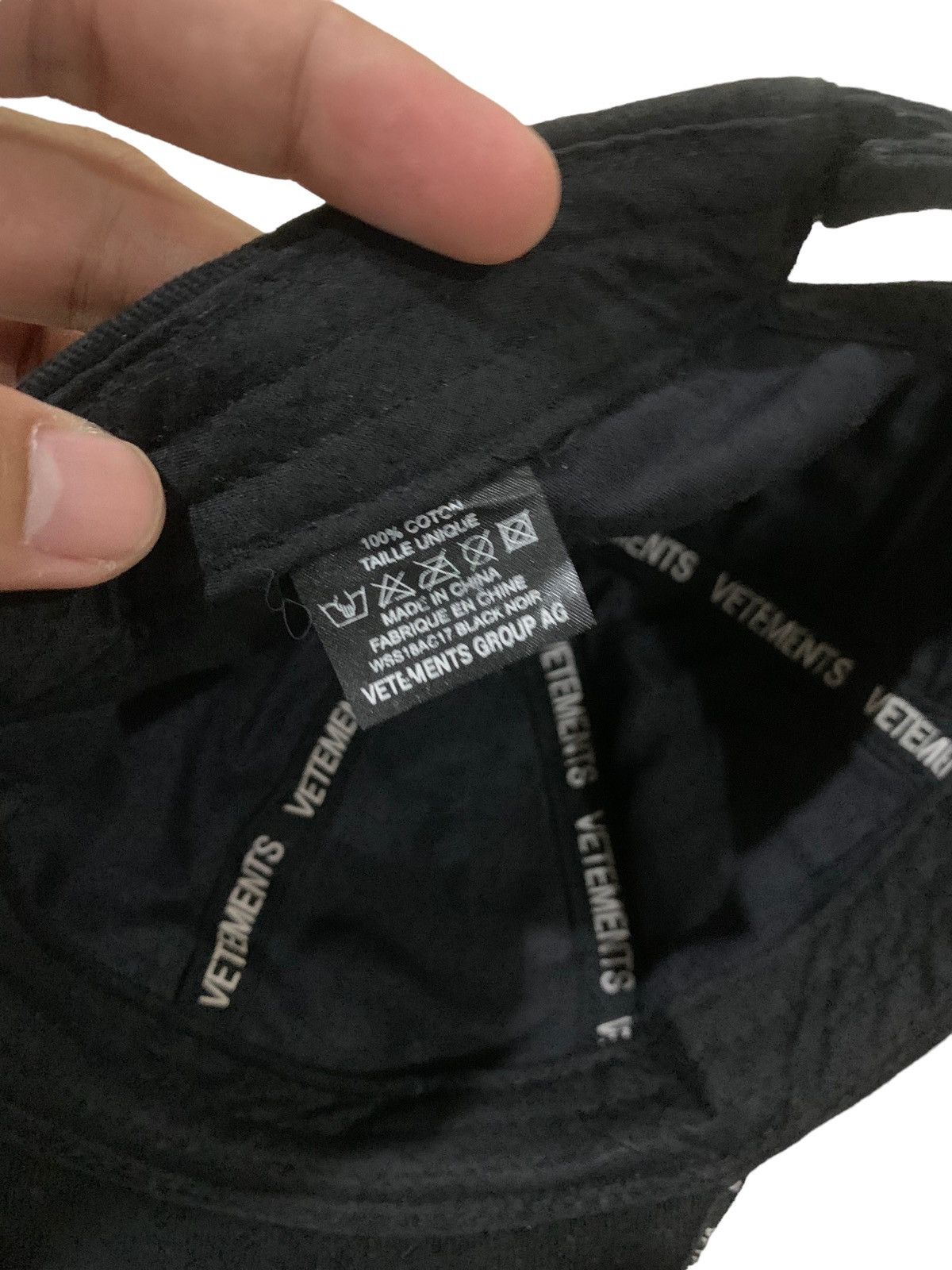 Vetements SS18 VETEMENTS SPELLOUT LIMITED EDITION CAP Size ONE SIZE - 6 Thumbnail