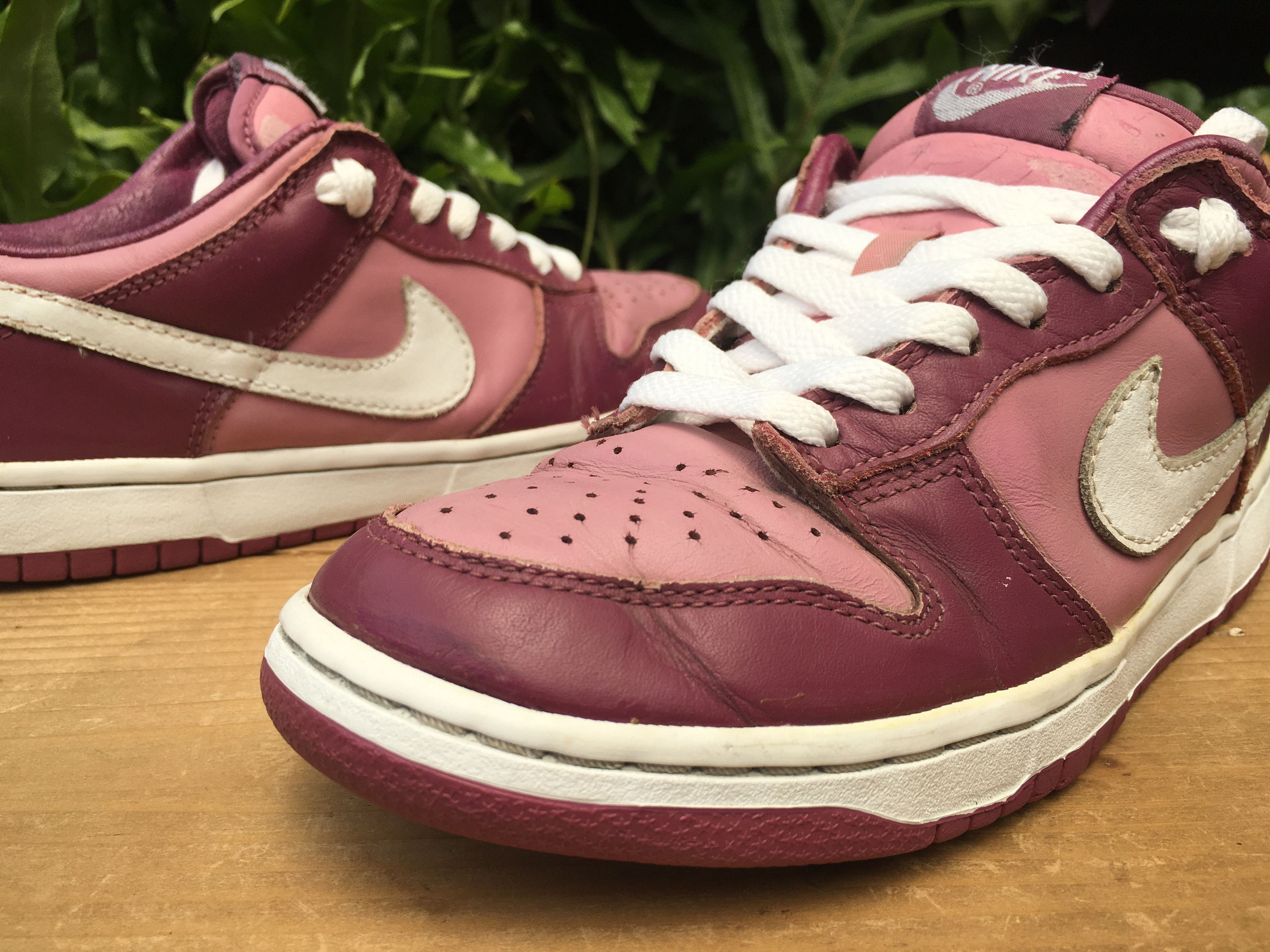 Nike × Vintage 🔥 Rare Nike Dunk Low Pro Pink Deco Unsplatter 2003 WMNS Size US 6.5 / EU 39-40 - 8 Thumbnail