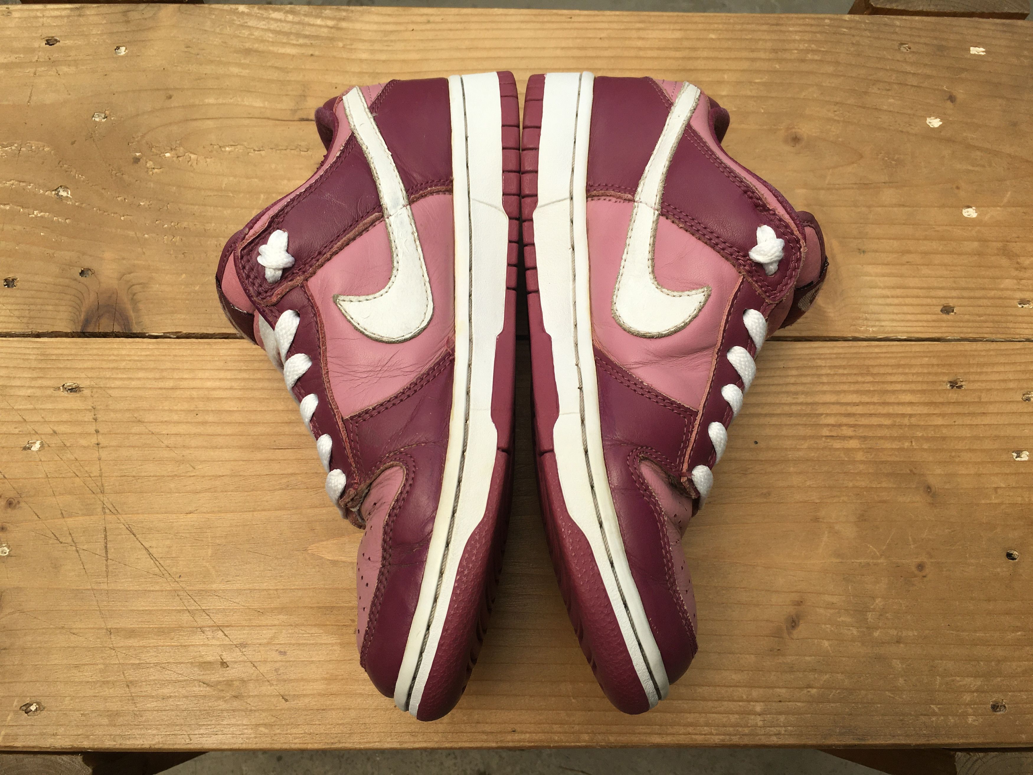 Nike × Vintage 🔥 Rare Nike Dunk Low Pro Pink Deco Unsplatter 2003 WMNS Size US 6.5 / EU 39-40 - 23 Thumbnail