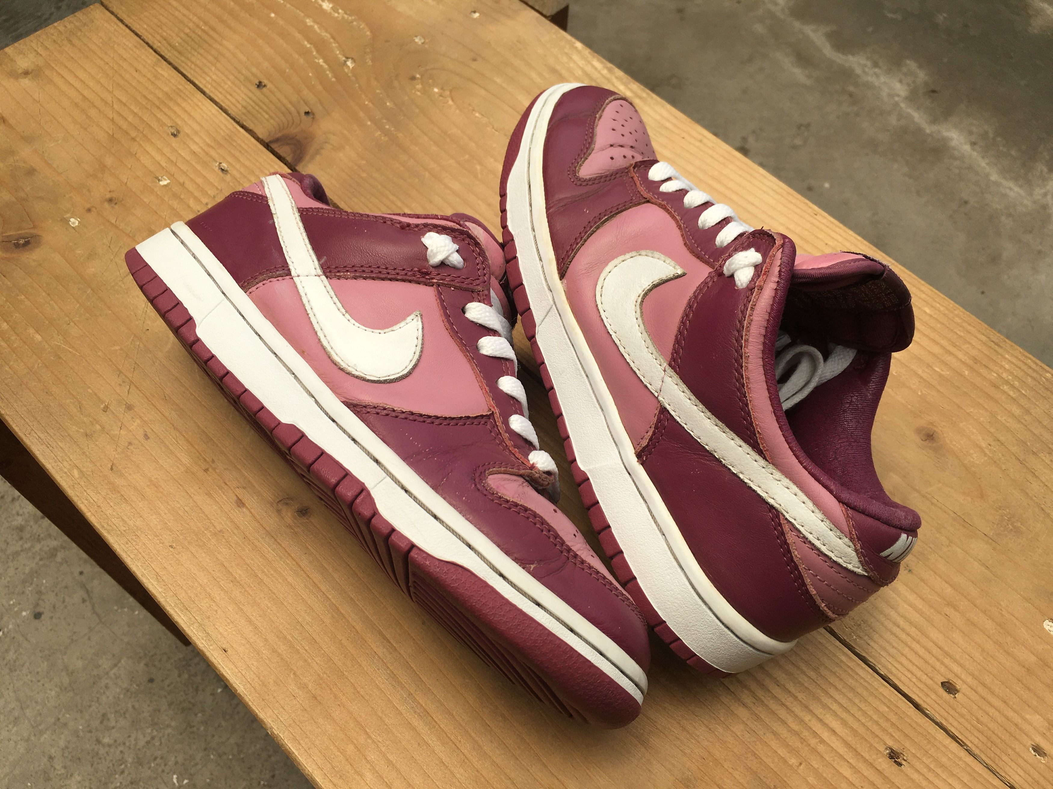 Nike × Vintage 🔥 Rare Nike Dunk Low Pro Pink Deco Unsplatter 2003 WMNS Size US 6.5 / EU 39-40 - 21 Thumbnail