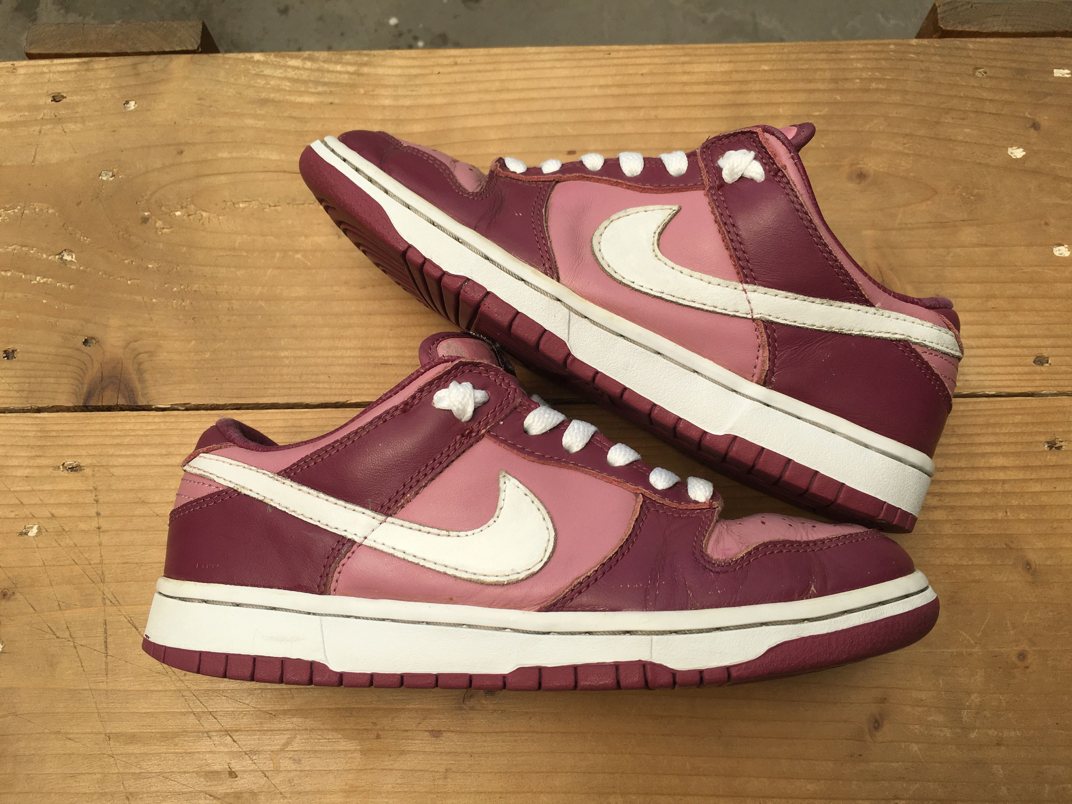 Nike × Vintage 🔥 Rare Nike Dunk Low Pro Pink Deco Unsplatter 2003 WMNS Size US 6.5 / EU 39-40 - 19 Thumbnail