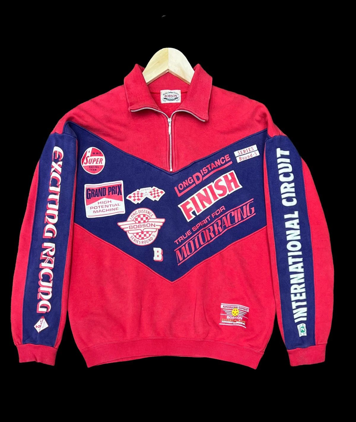 Vintage VINTAGE BOBSON EXCITING RACING INTERNASIONAL CIRCUIT Size US L / EU 52-54 / 3 - 1 Thumbnail